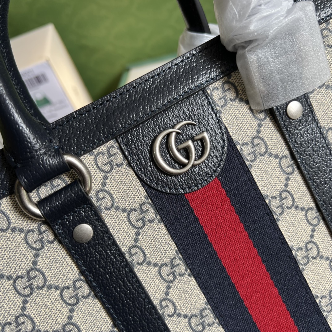 Gucci Classic Printed Premium Cowhide Large Handbag