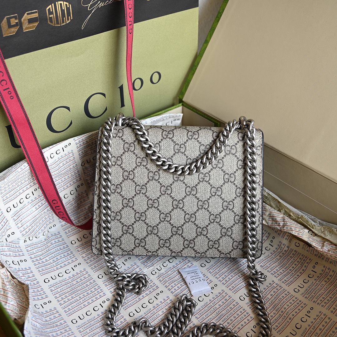 Gucci Classic Rich-Tone Cowhide Chain Crossbody/shoulder Bag