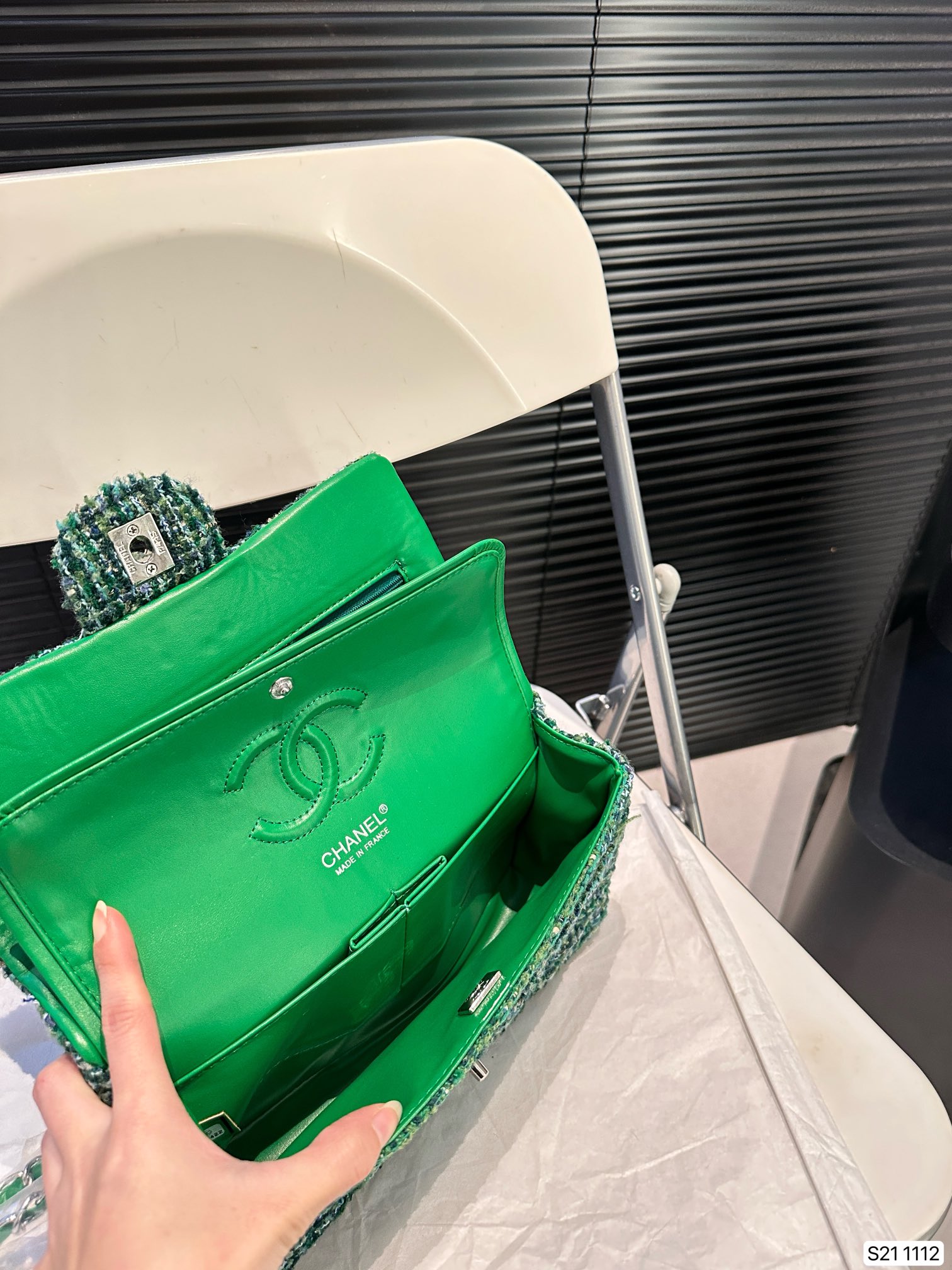 Chanel Wool Knit Bag