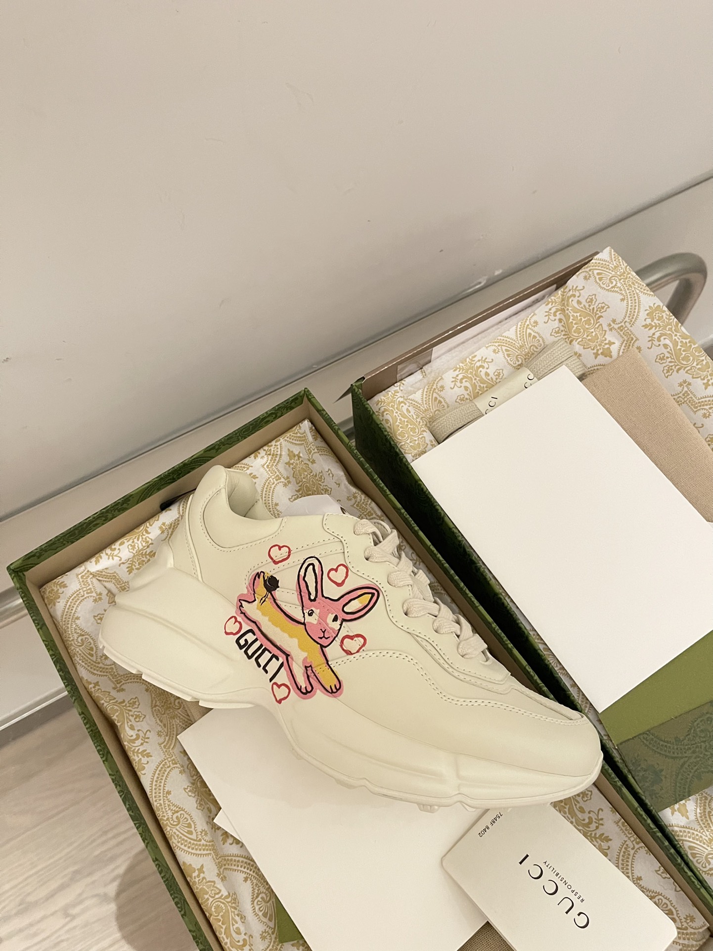 Gucci Leather Collaborative Chunky Sneakers