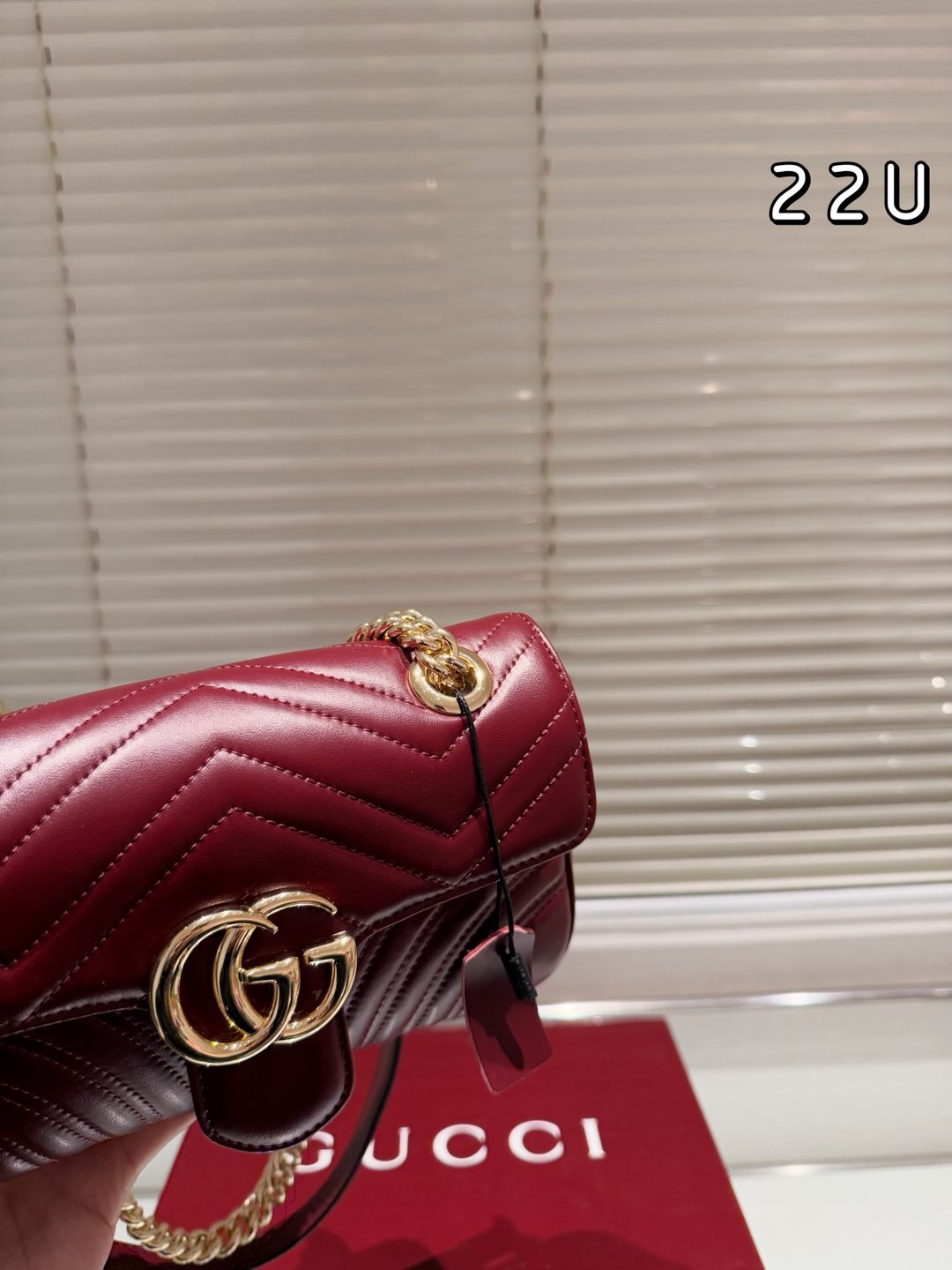Gucci Marmont Sheepskin Chain Bag