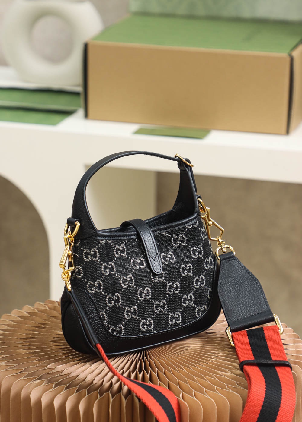 Gucci Canvas Small Crossbody&Handbag