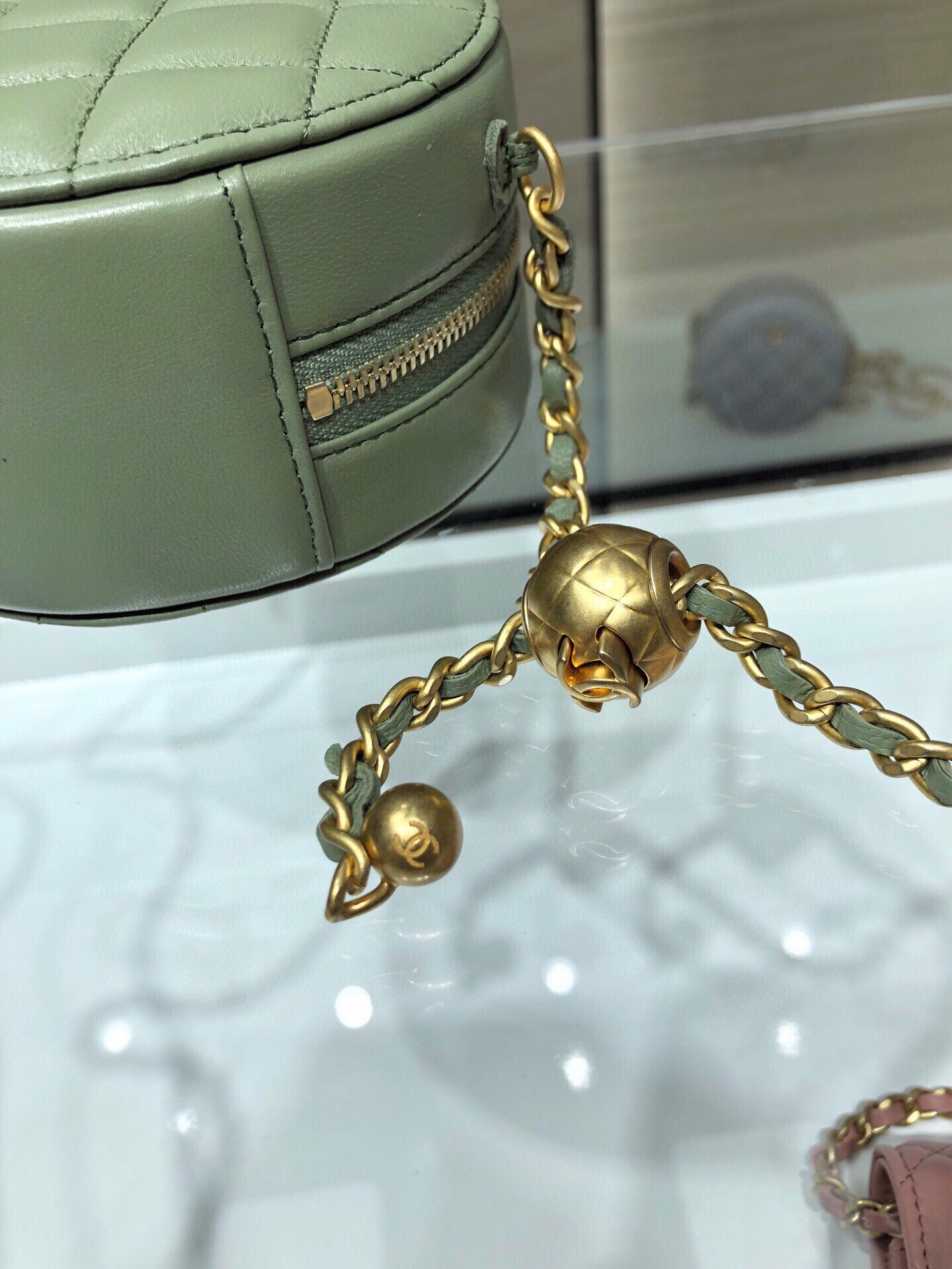 Chanel Round Cowhide Quilted Bag