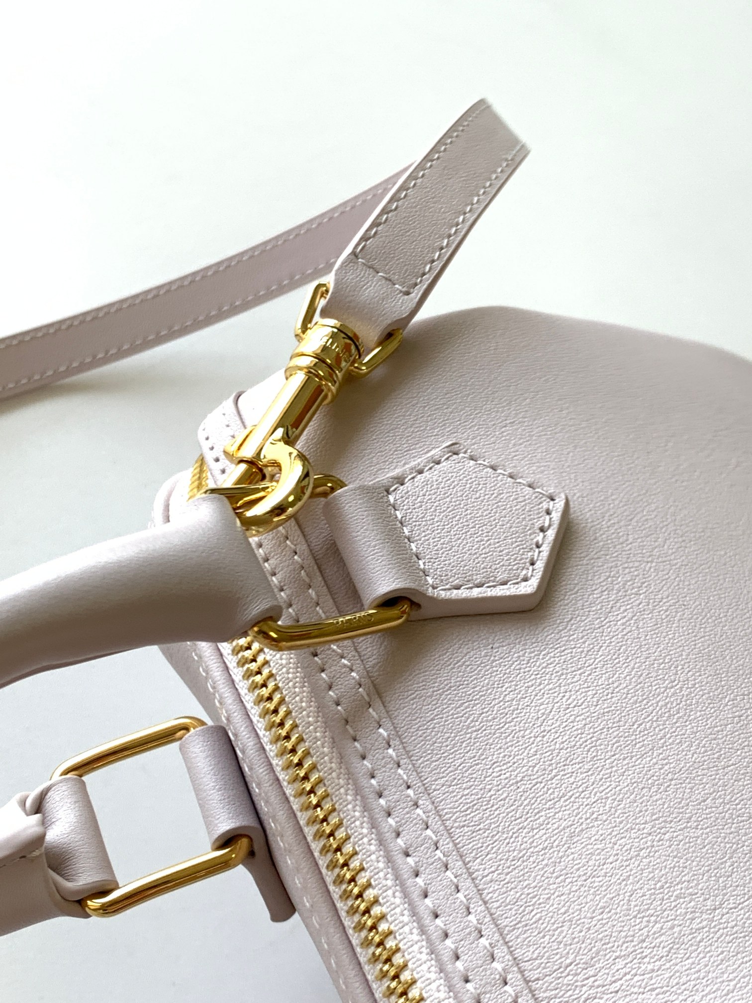 Original big brand luxury goods 1:1 high-end quality top qualityCELIN CUIR TRIOMBE small smooth calf leather Boston bagOriginal big brand luxury goods 1:1 high-end quality top original size copy