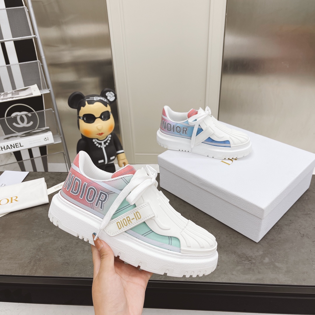 DIOR Shell-Toe Sneakers