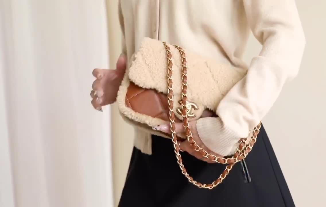 Chanel's Latest Lamb Wool Crossbody Bag