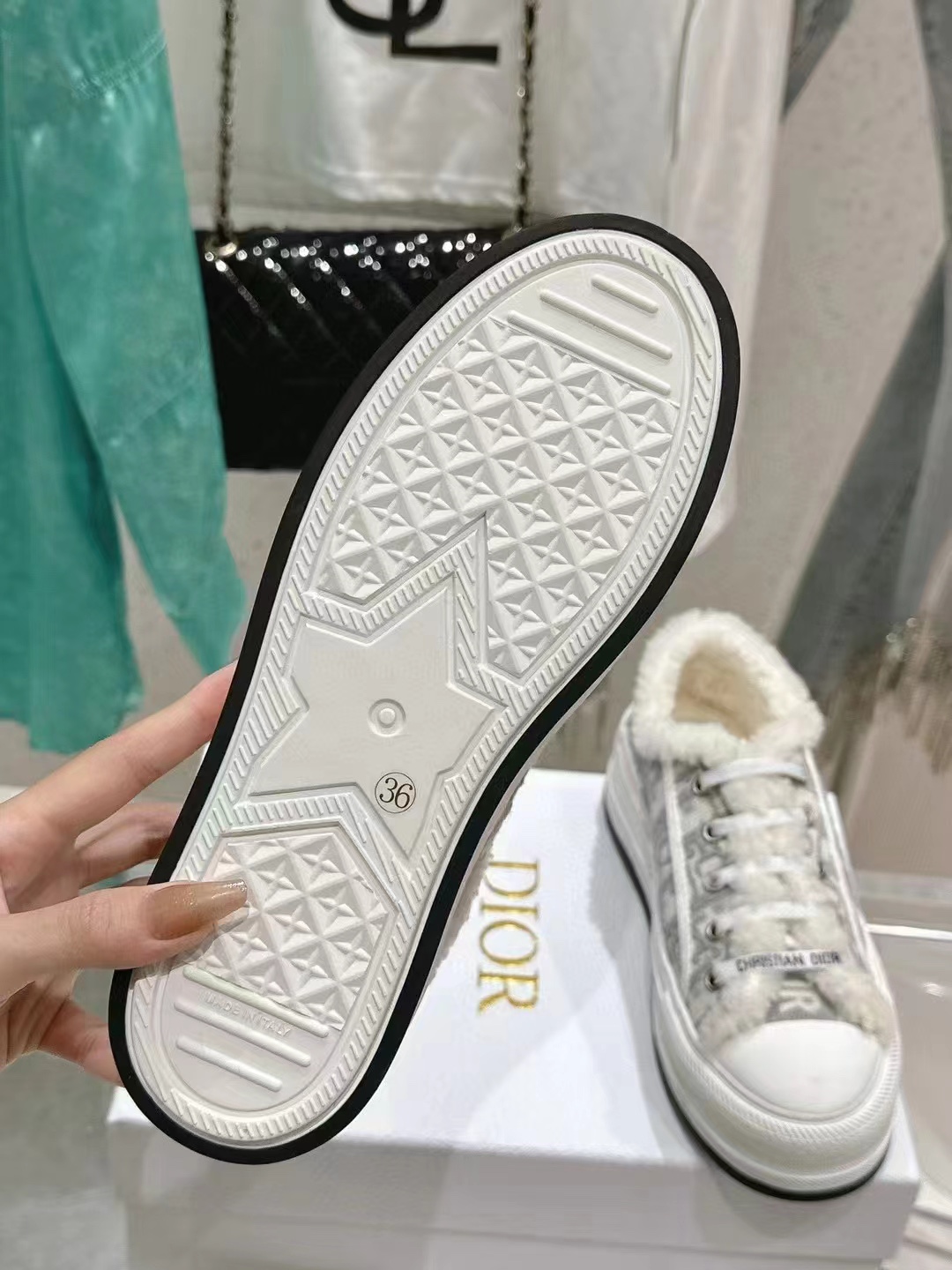 Dior Wool Sneakers