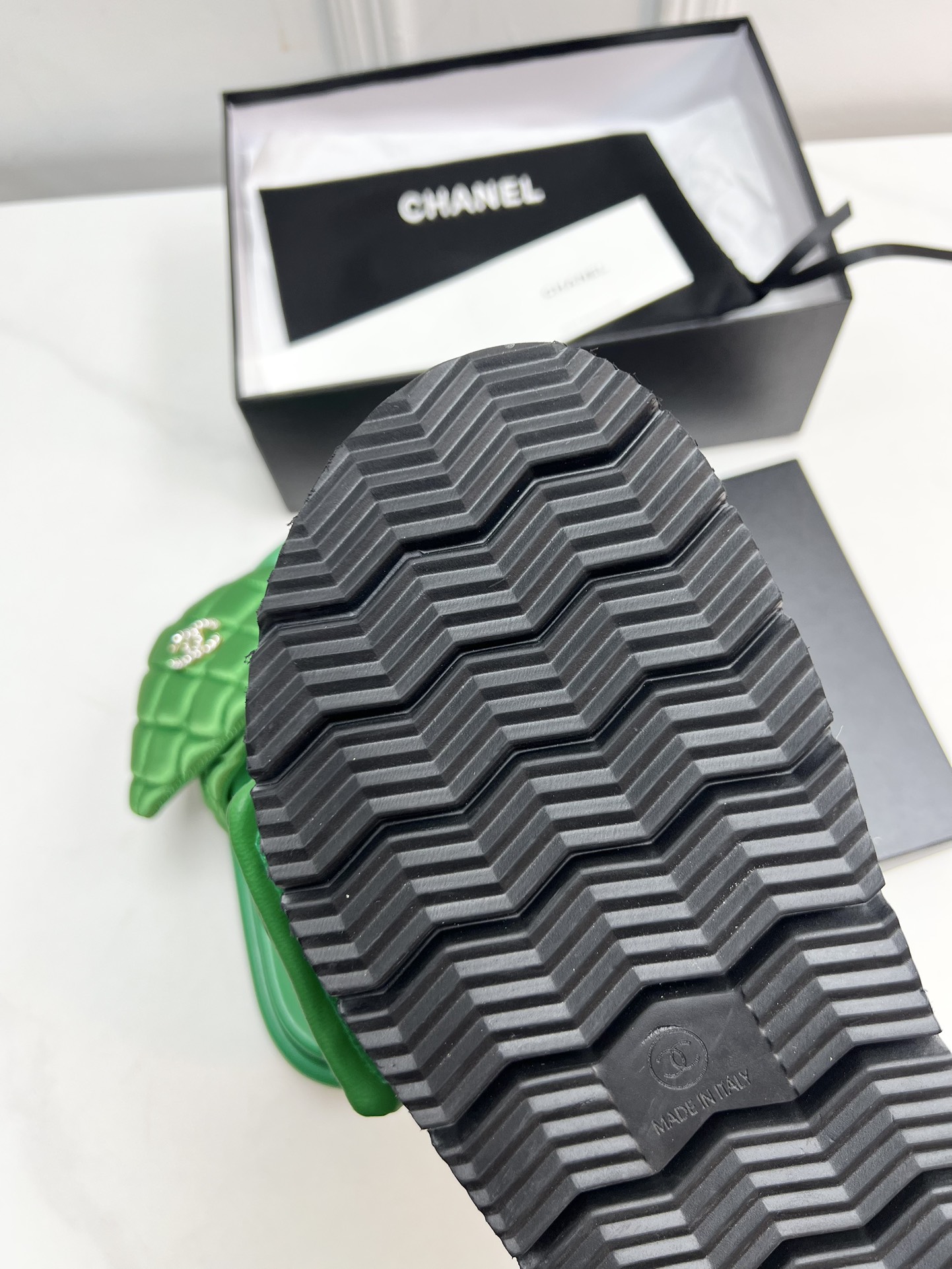 Bottega Veneta Rhombus flat-bottomed slippers