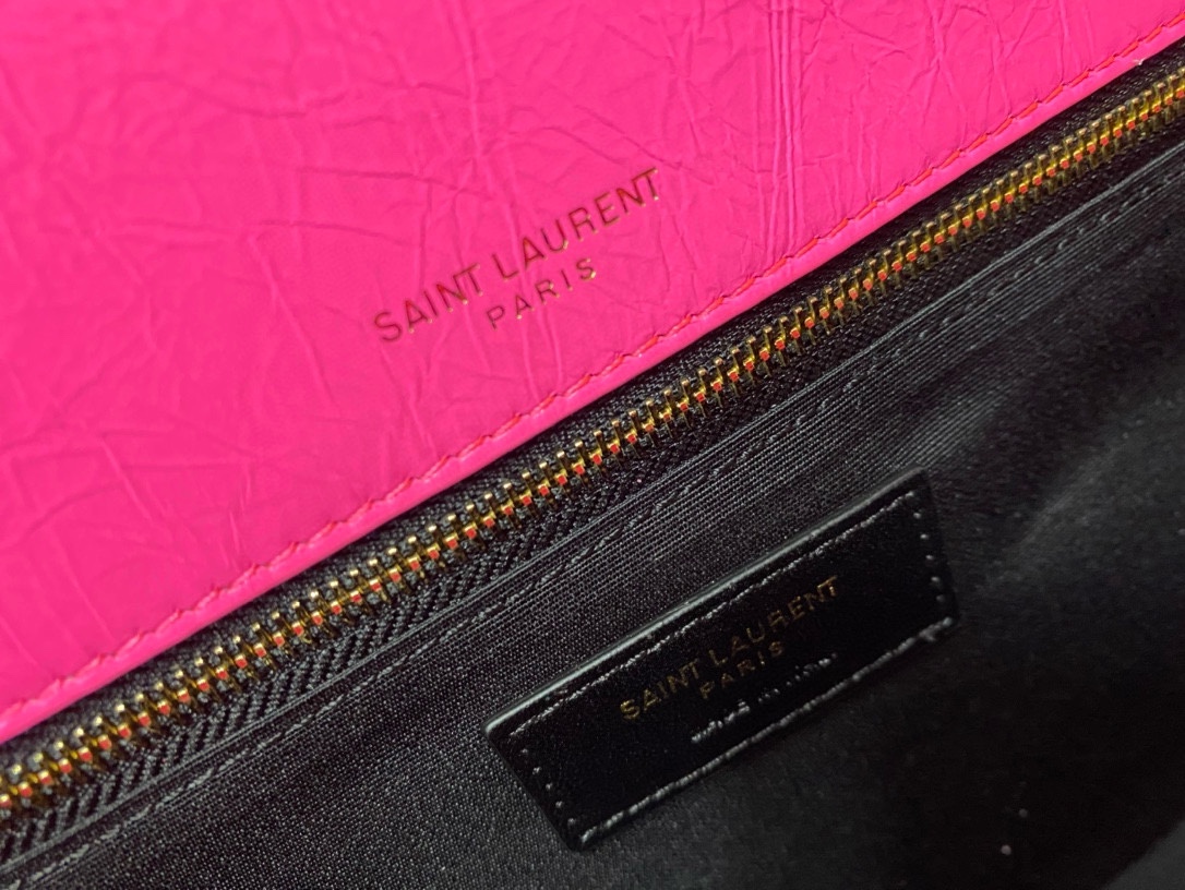 Saint Laurent Niki Oil-Waxed Leather Bag