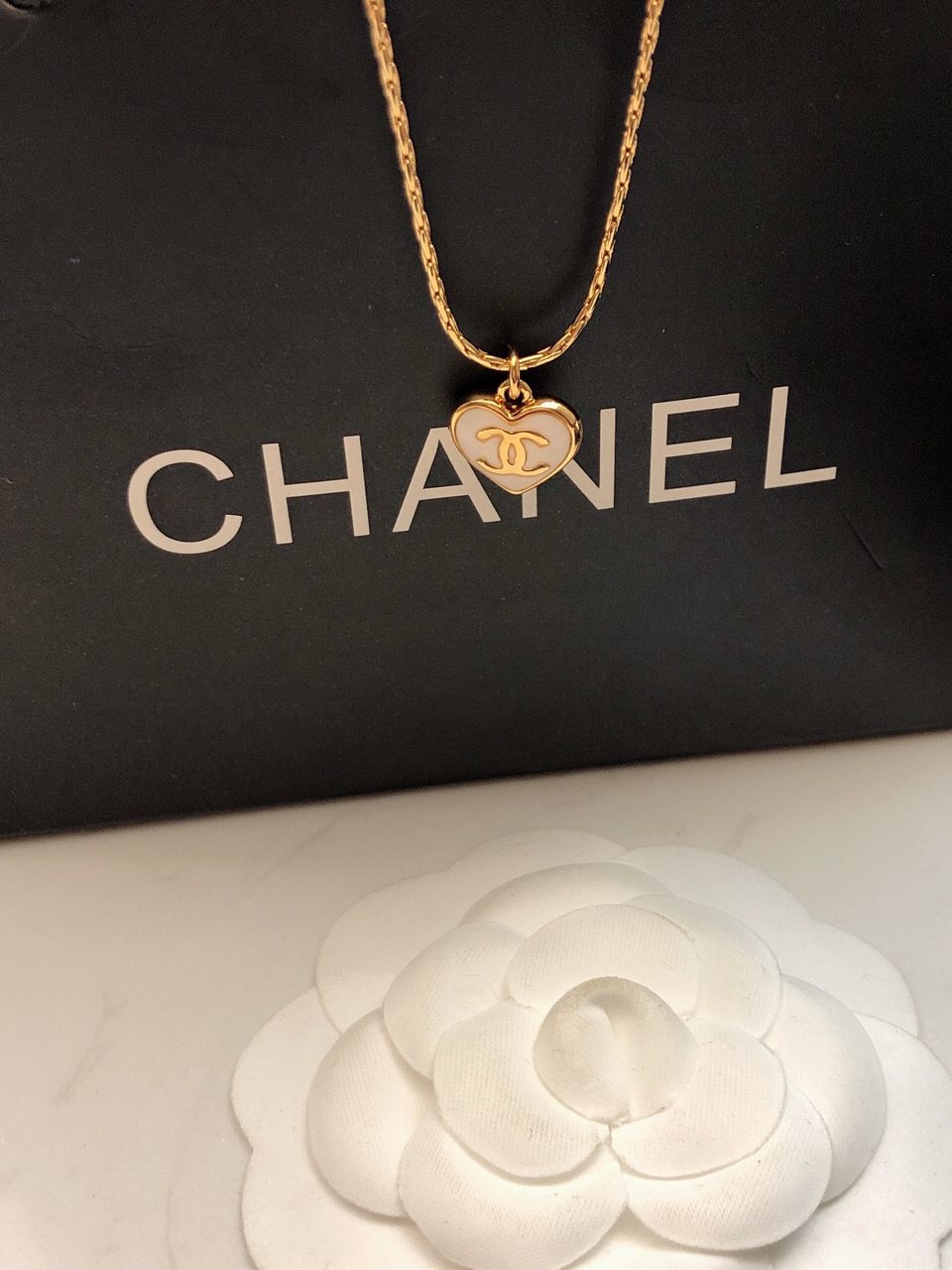 Chanel Heart Mini Necklace