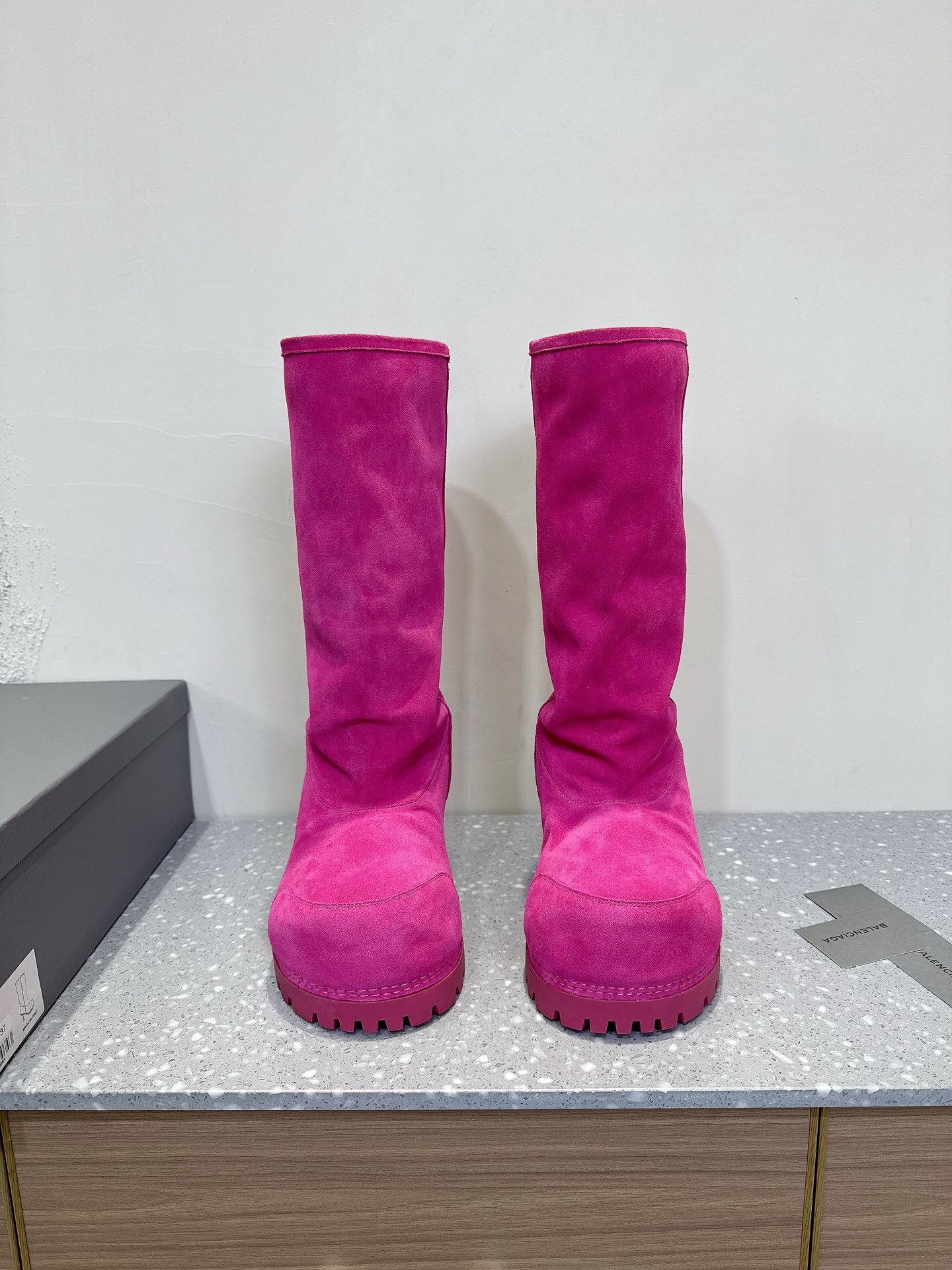 Balenciaga Oversized Toe High Heel Ski Boots