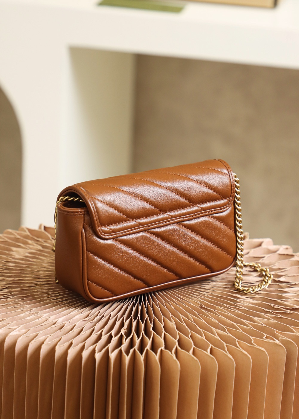 Gucci Marmont Sheepskin Shoulder & Crossbody Bag