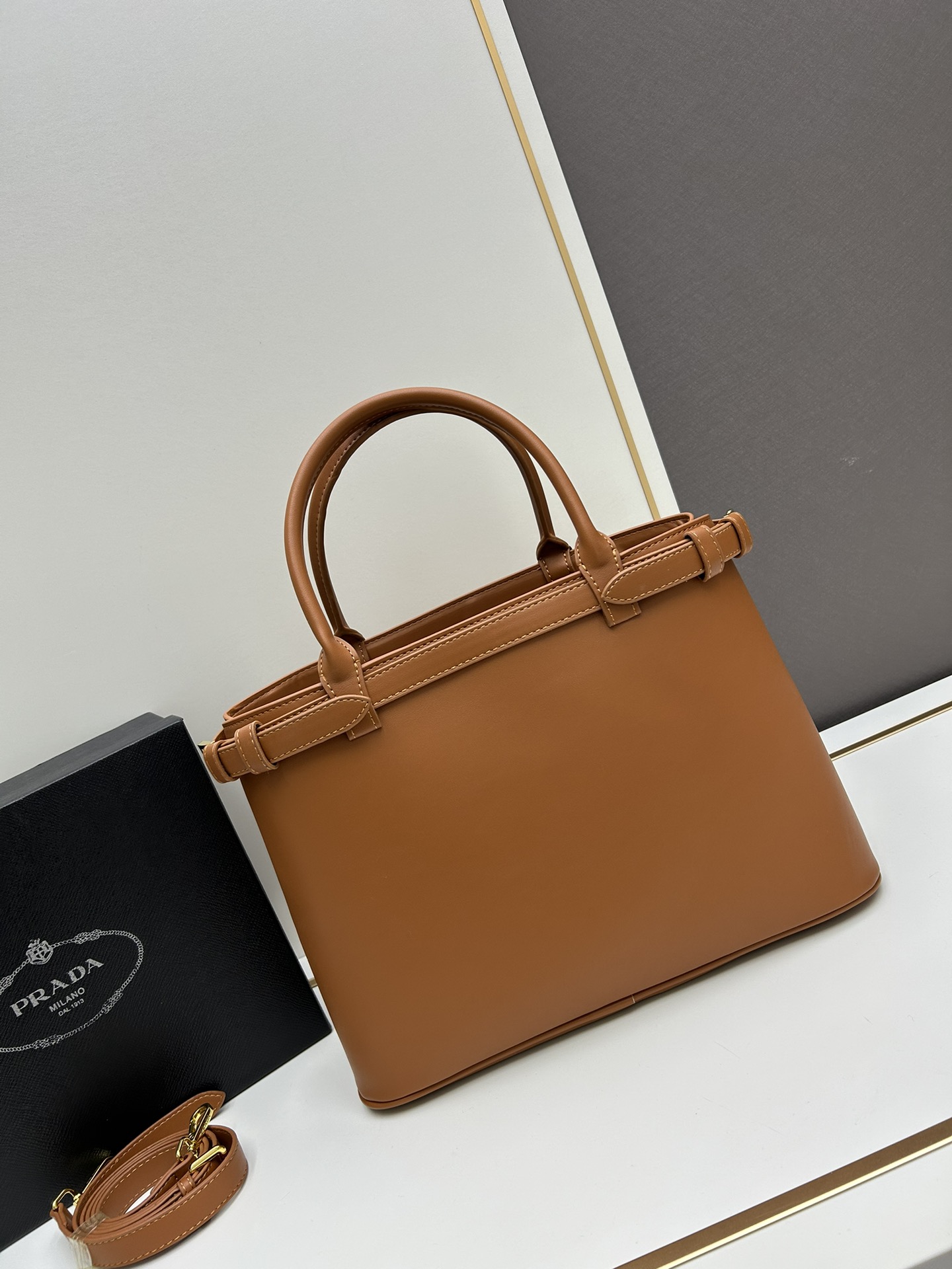 Prada DoubleBag Small Leather Handbag