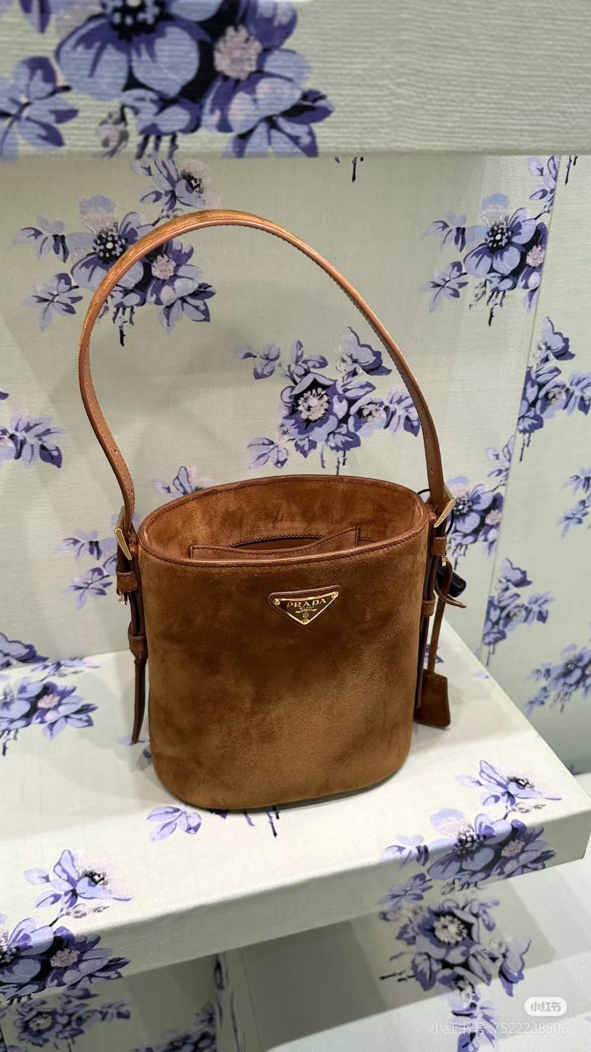 Prada Suede Bucket Bag & Underarm Bag