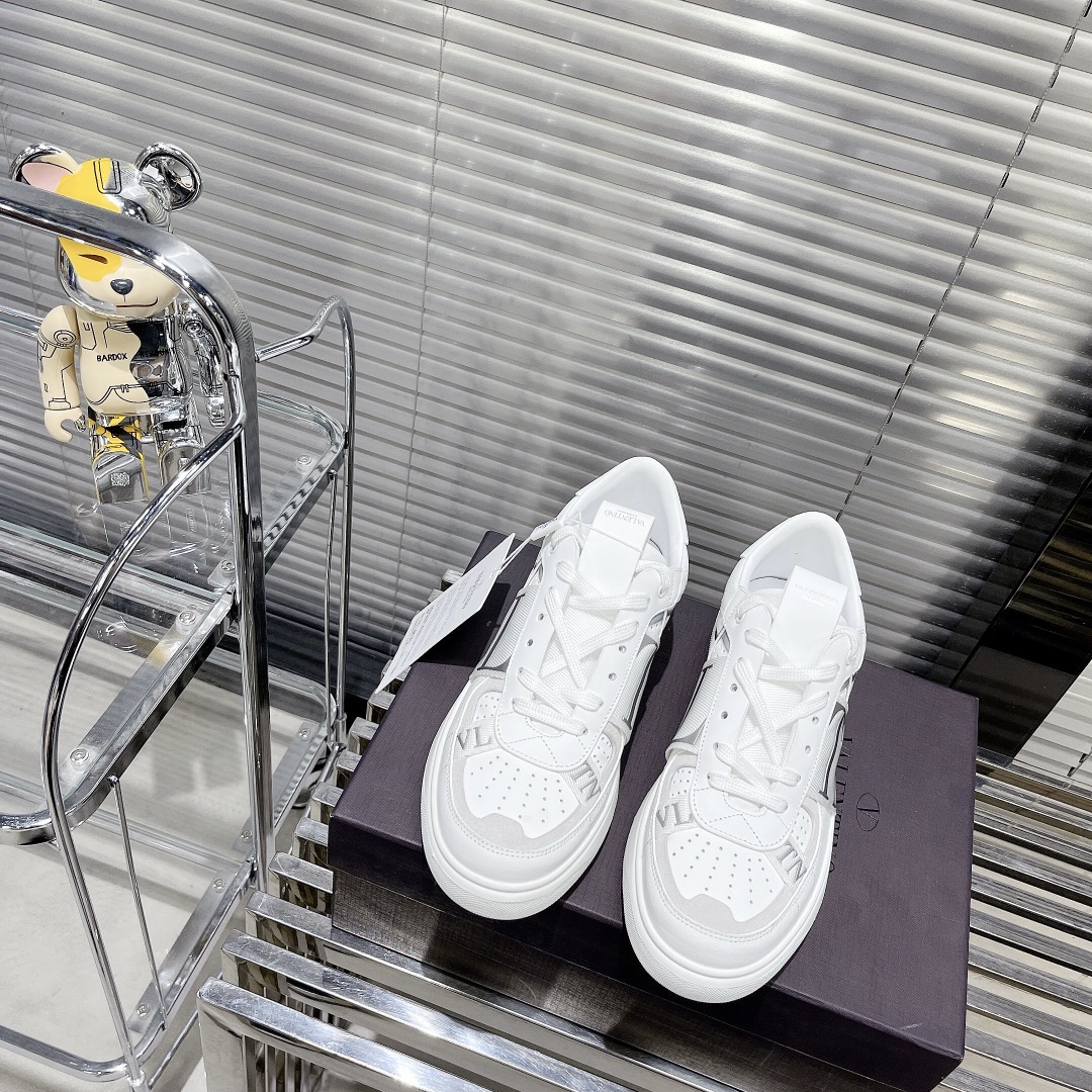 Valentino Women's Laced Calfskin Sneakers