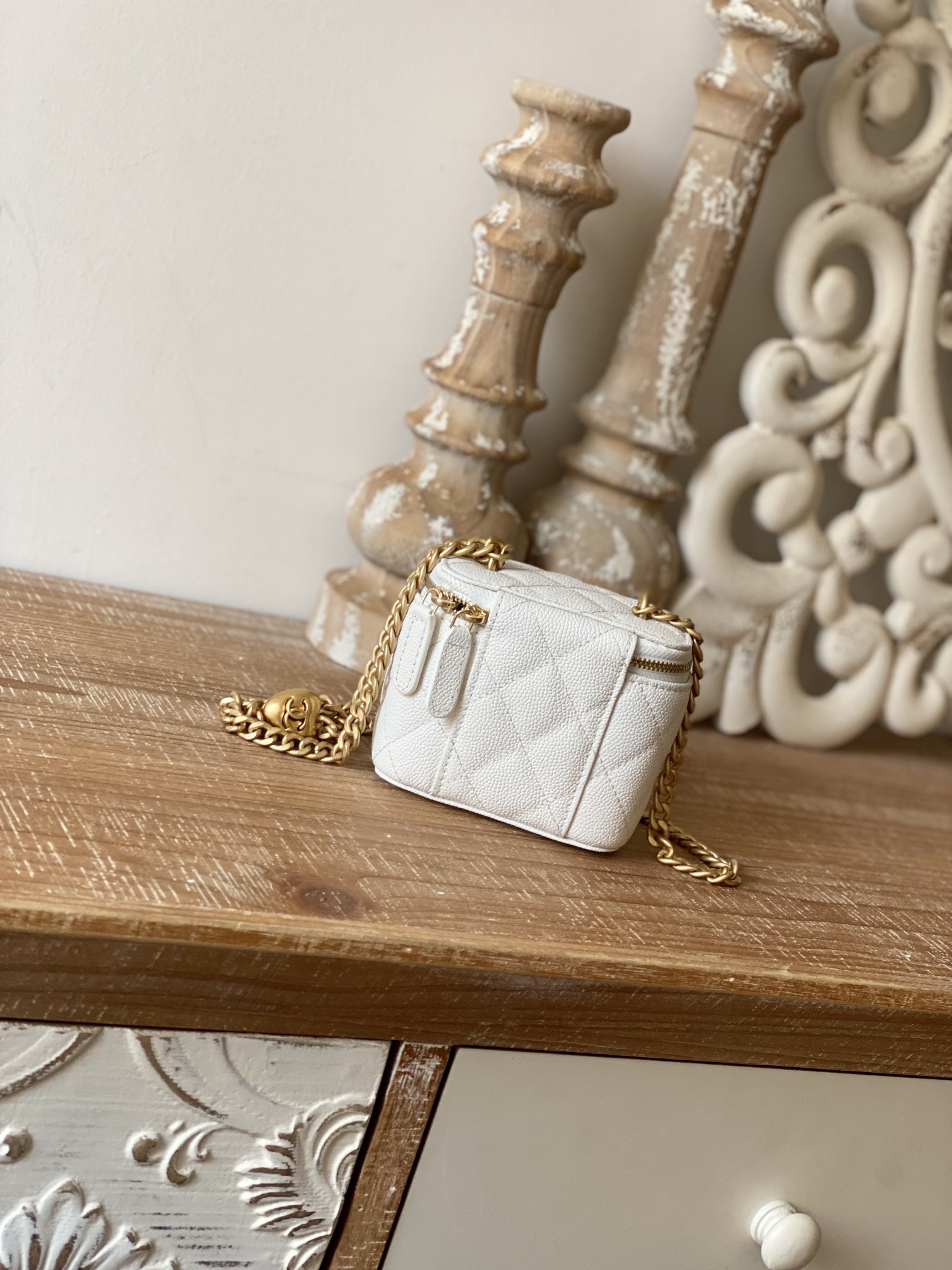 Chanel Lambskin Mini Makeup Pouch