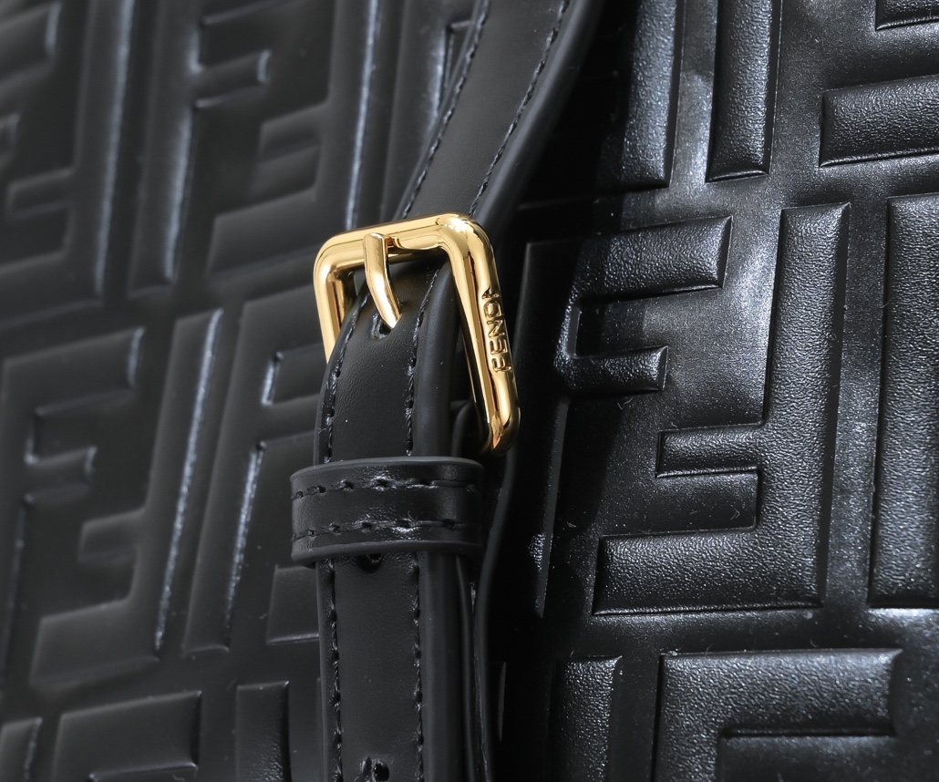 Fendi Leather Chain Backpack
