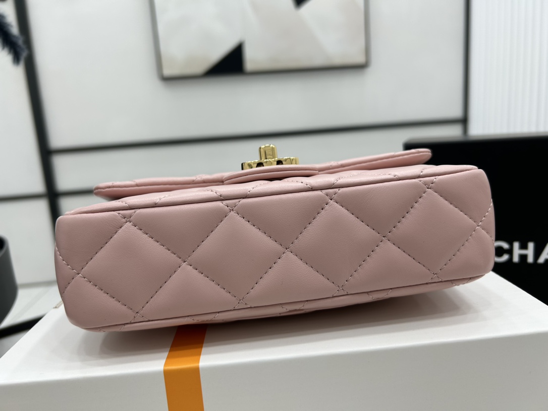 Chanel Elegant Lambskin Crossbody Bag