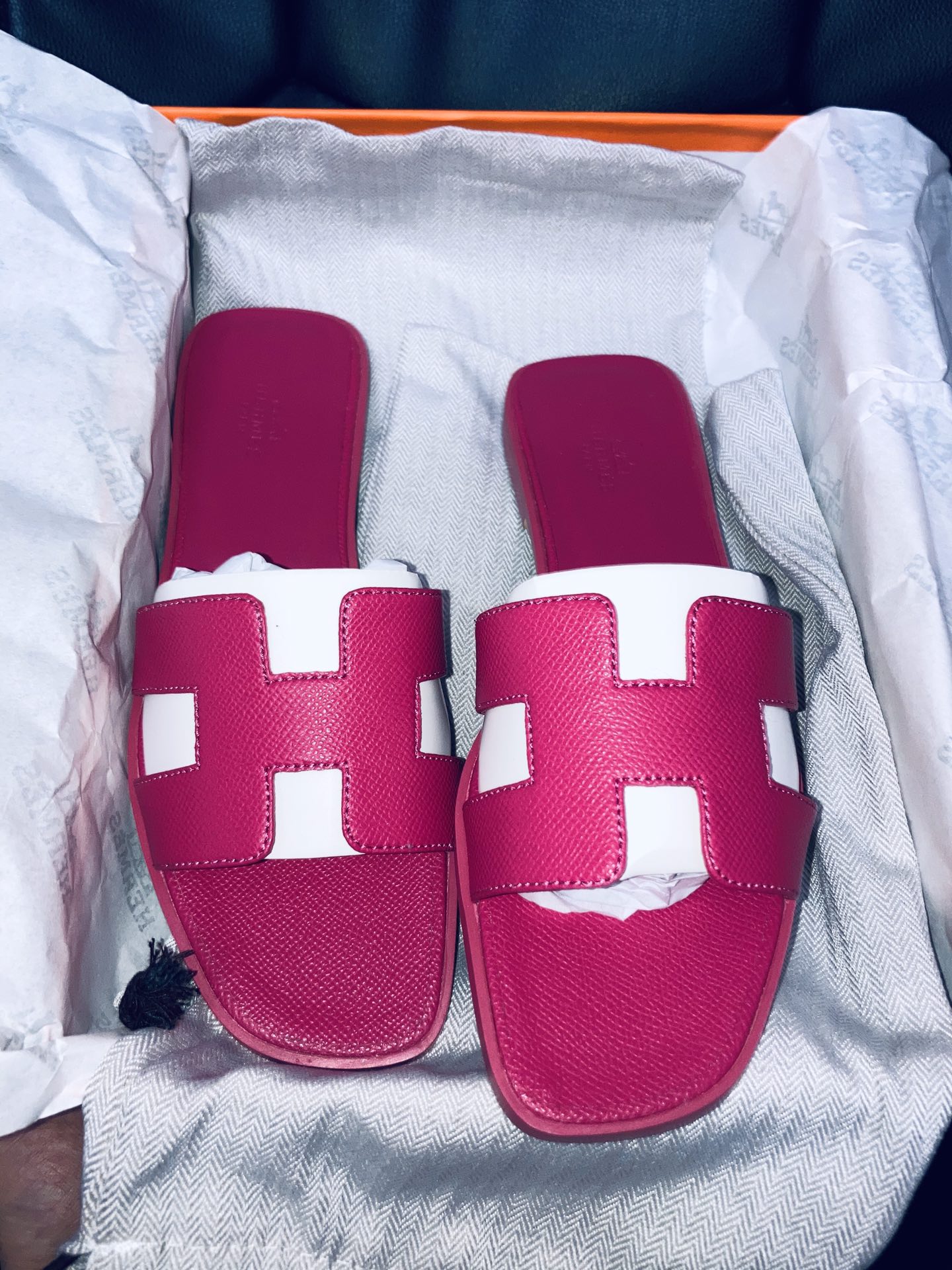 Hermes Cowhide Sandals