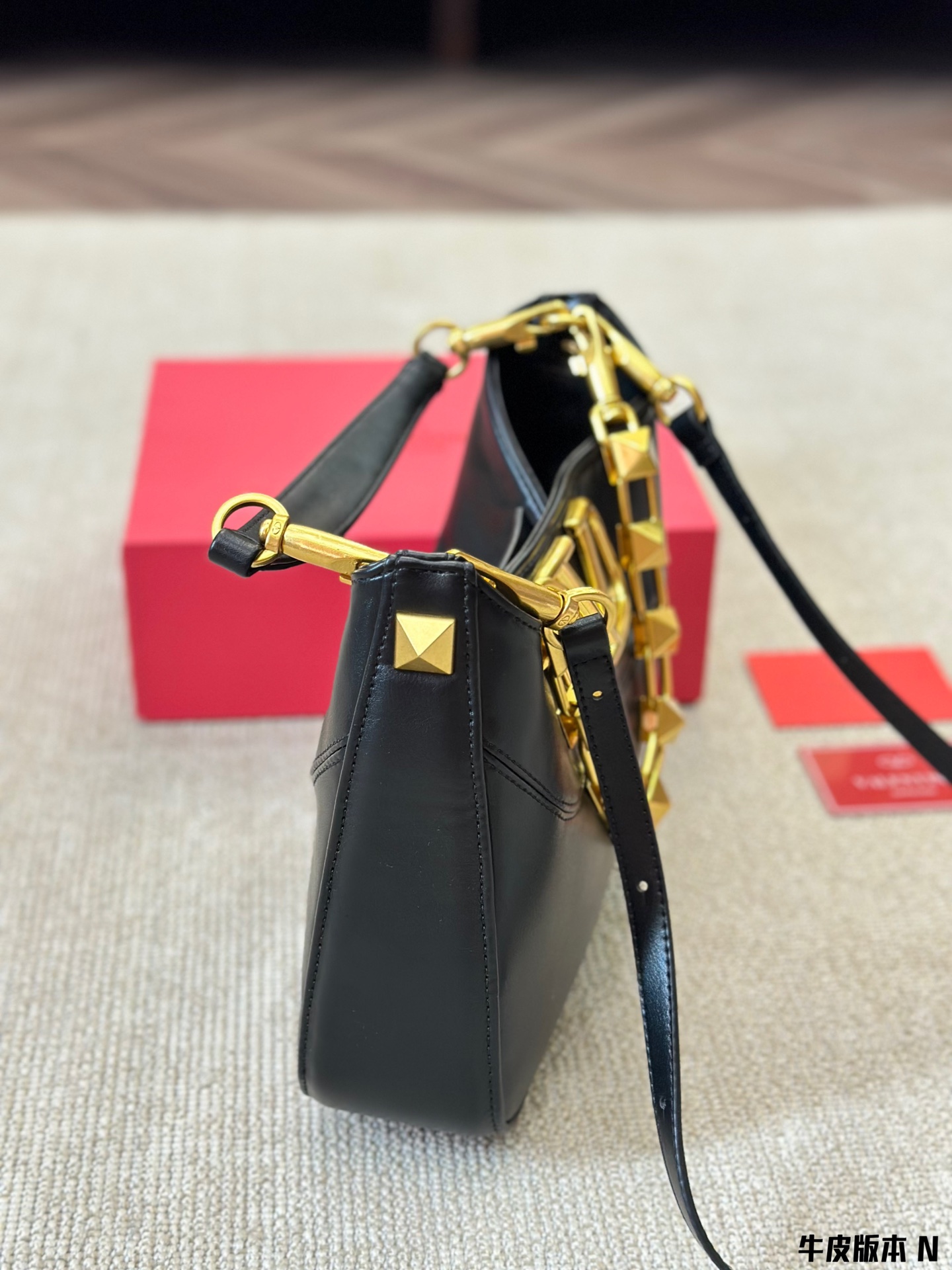 Valentino Classic Leather Handbag & Crossbody Bag