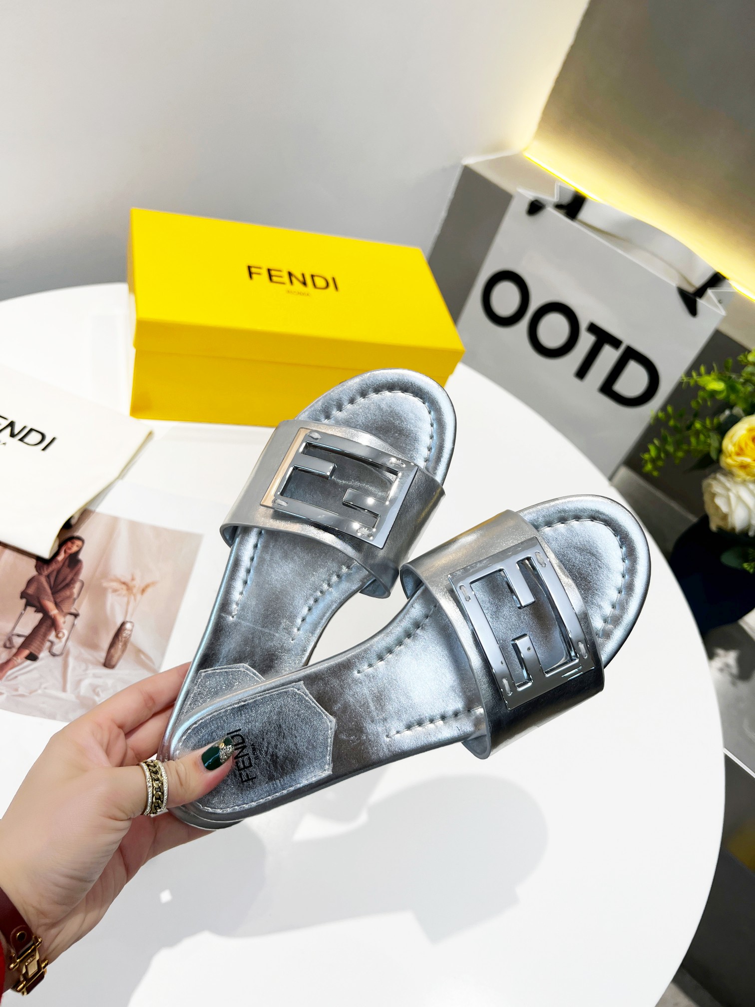 Fendi Novel Slippers