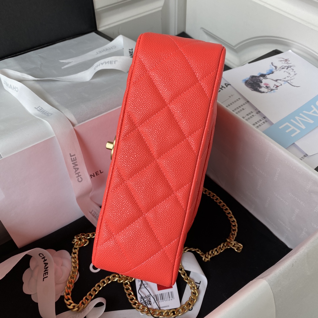 Chanel Unique Style Caviar Leather Crossbody Bag