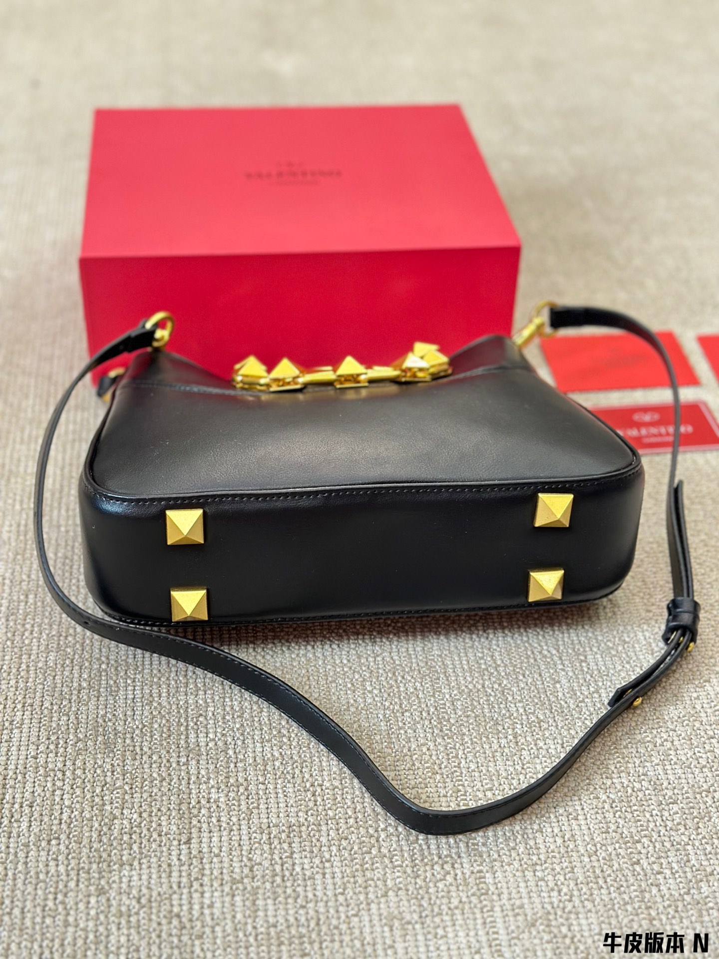 Valentino Classic Leather Handbag & Crossbody Bag