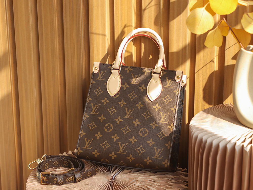 LV Monogram Tote Crossbody Bag