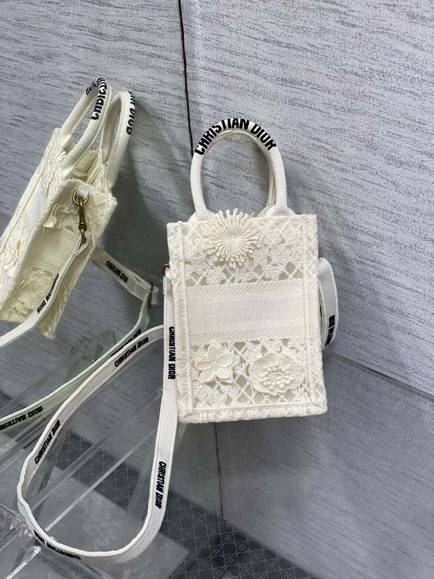 Christian Dior Square Shape Handheld & Crossbody Bag