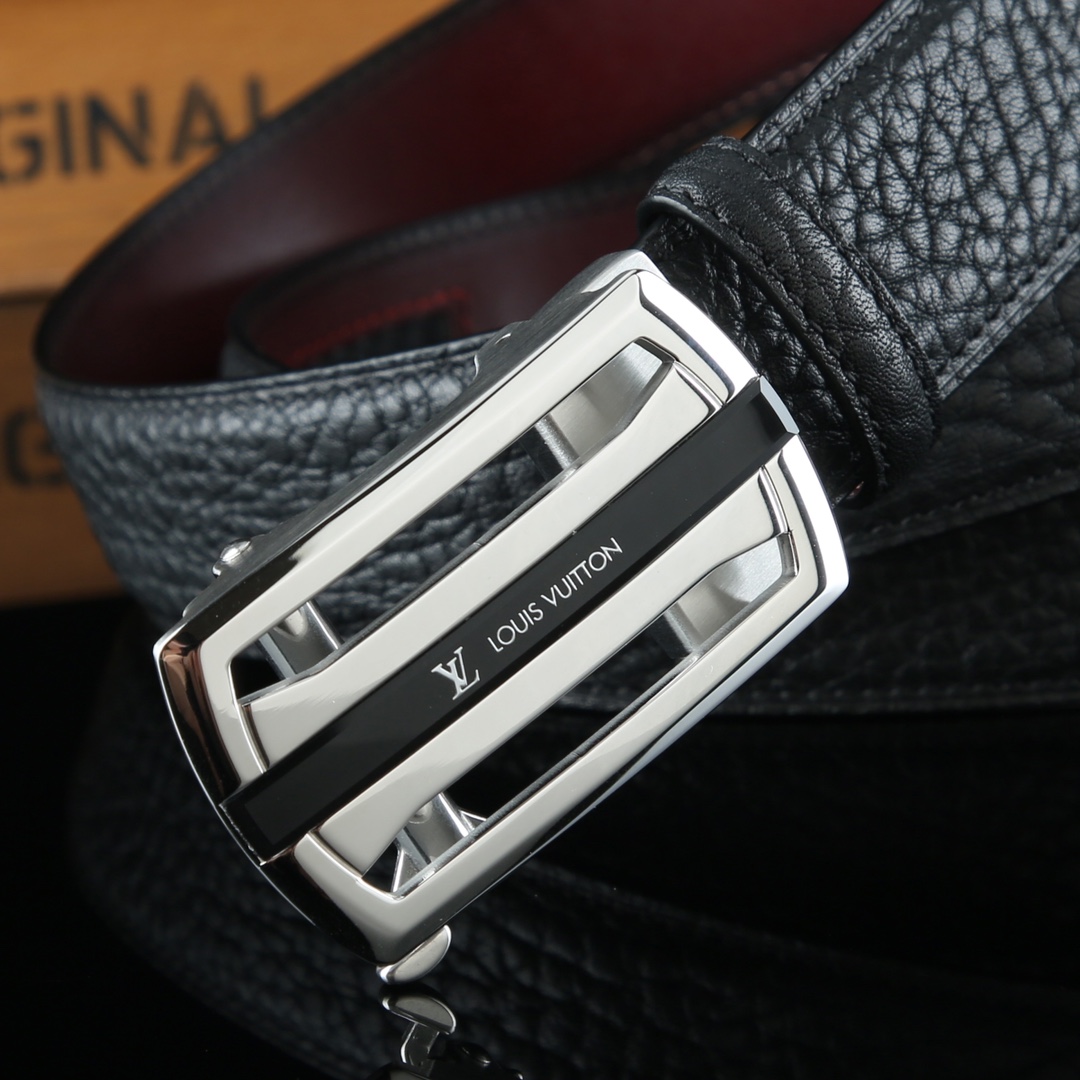 LV Retrol Leather Luxury Belt