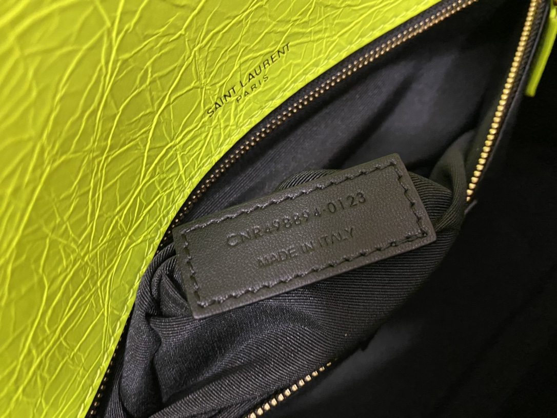 Saint Laurent Niki Oil-Waxed Leather Bag