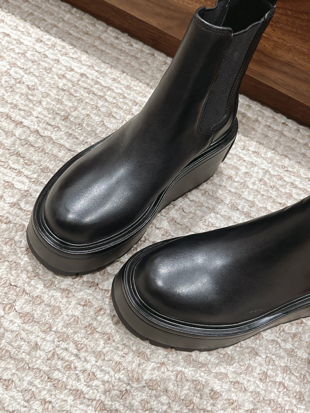 Valentino Leather Chunky Boot