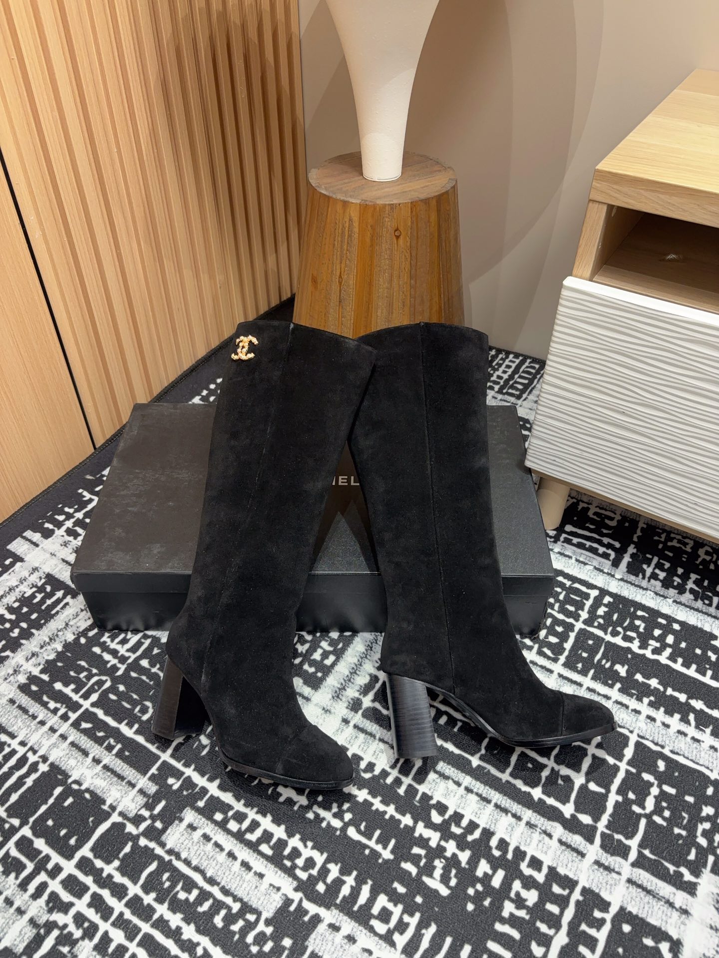 Chanel Suede Boots