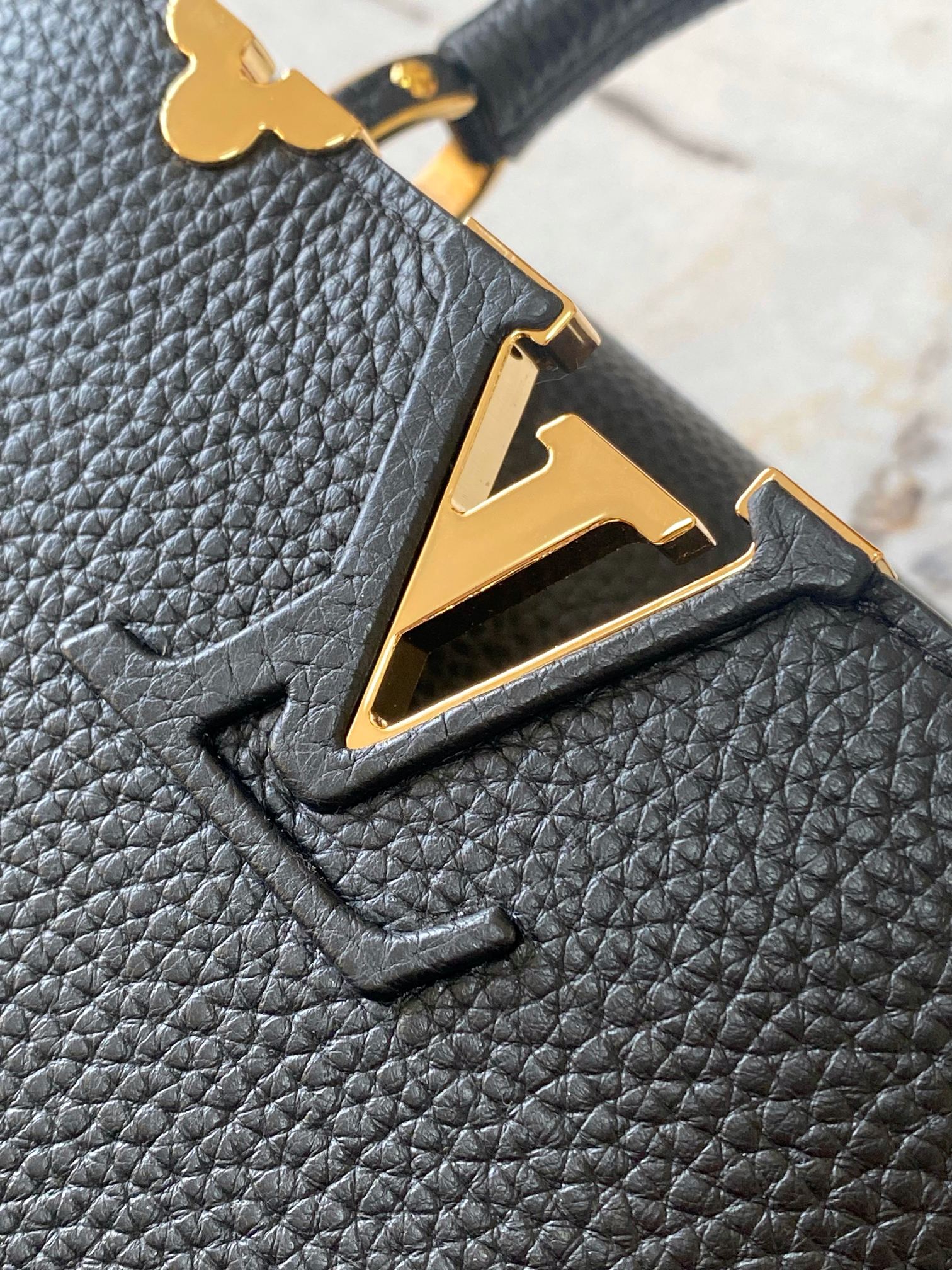 Louis Vuitton Capucines Flower Crown Handbag（Three Sizes）