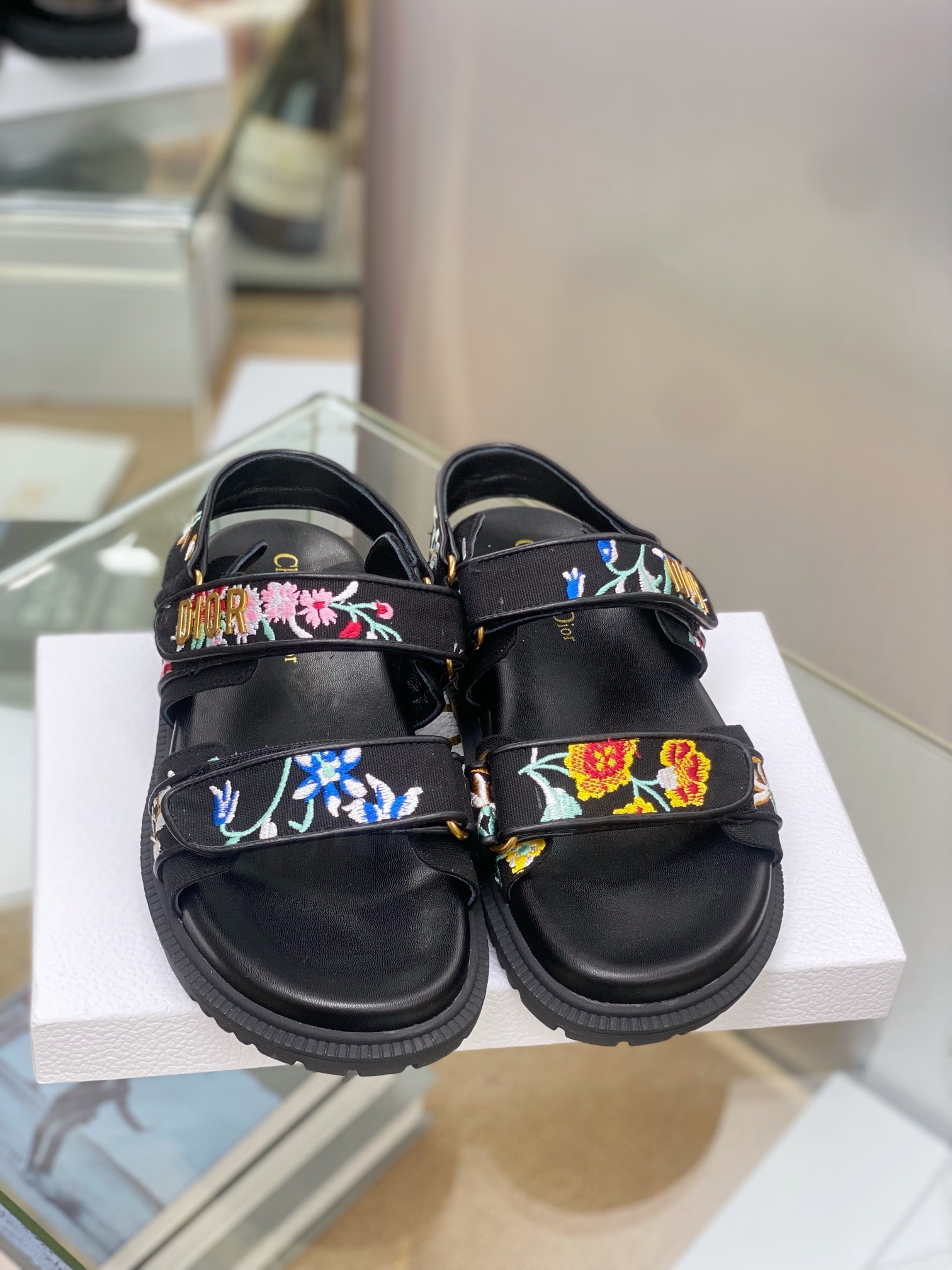 Dior Act Black sandals