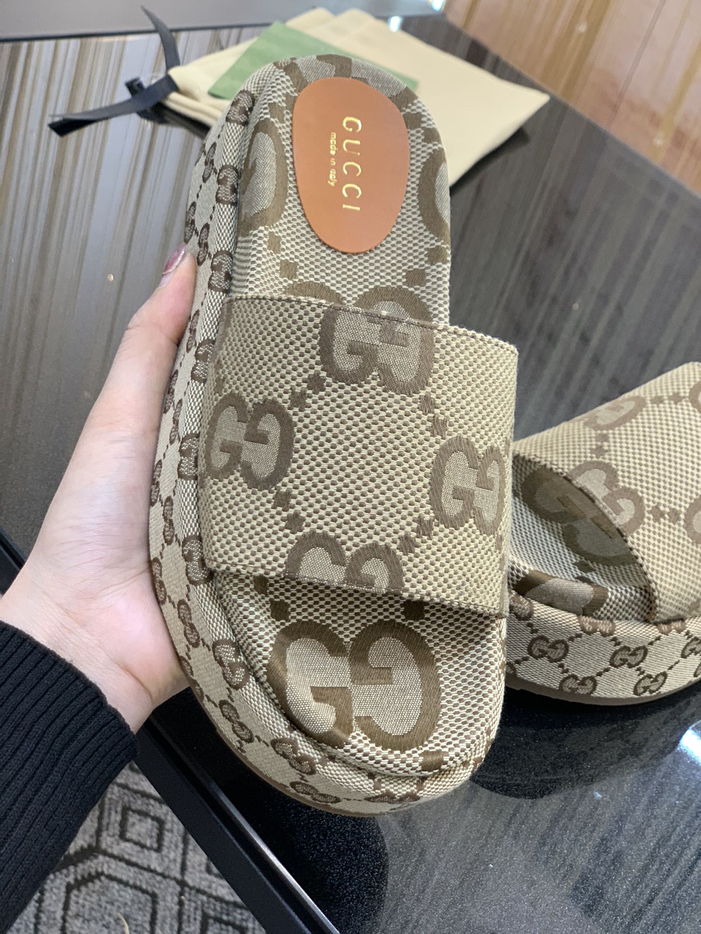 Gucci Platform Slippers