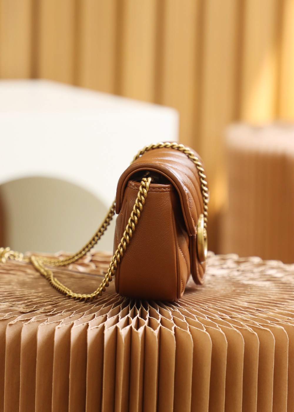 Gucci Marmont Sheepskin Shoulder & Crossbody Bag