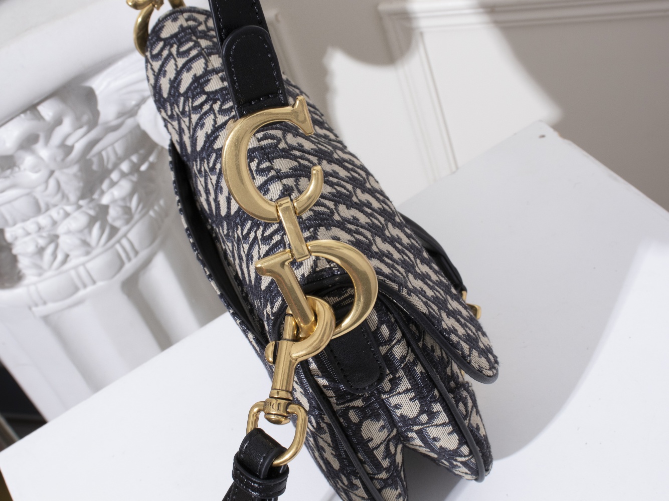 Dior Oblique Monogram Saddle Bag