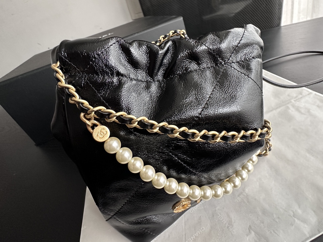 Chanel Calfskin Soft Leather Bag