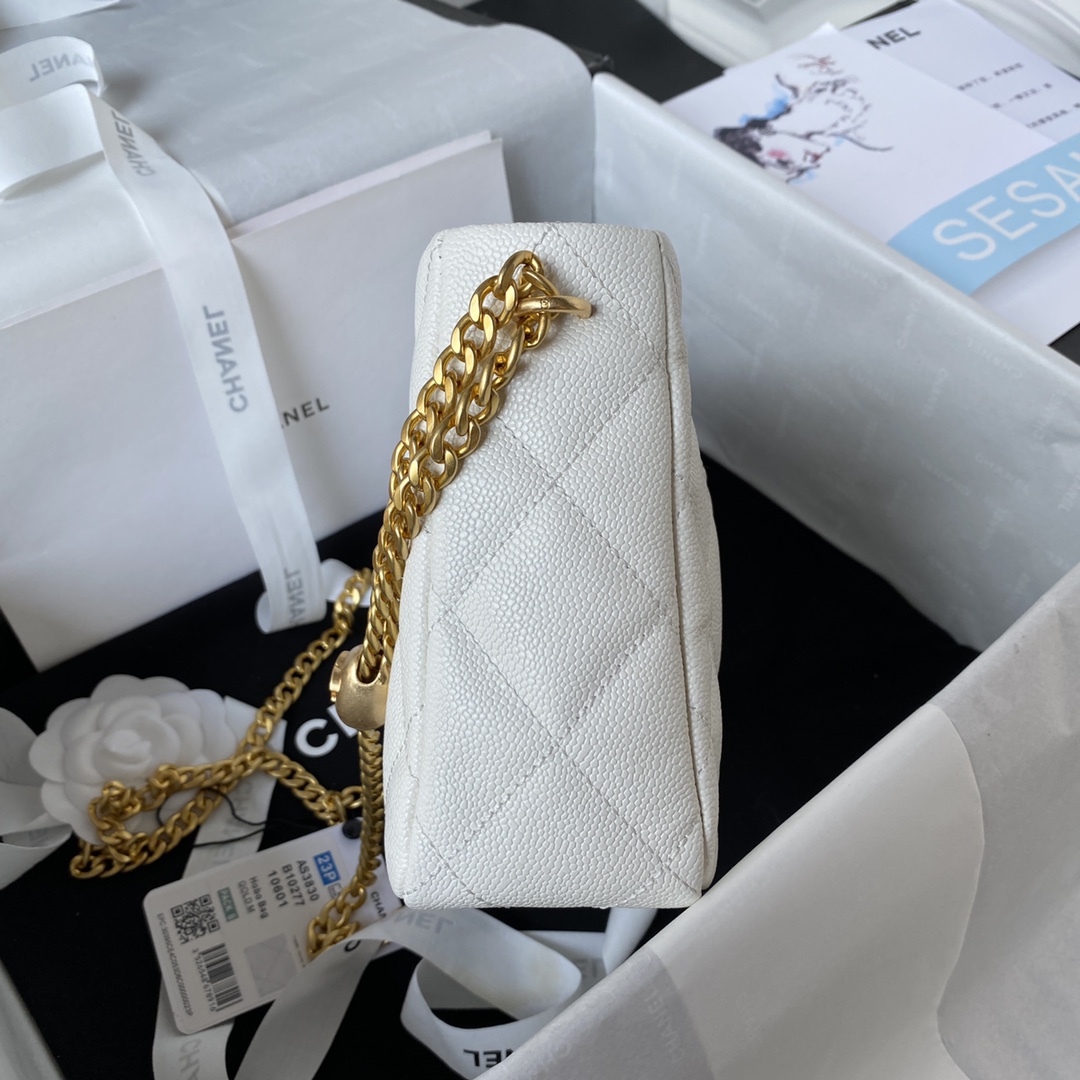Chanel Unique Style Caviar Leather Crossbody Bag