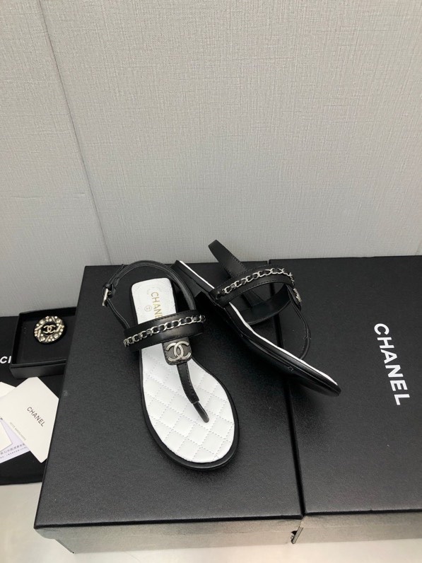 Chanel Flip-Flop Sandals