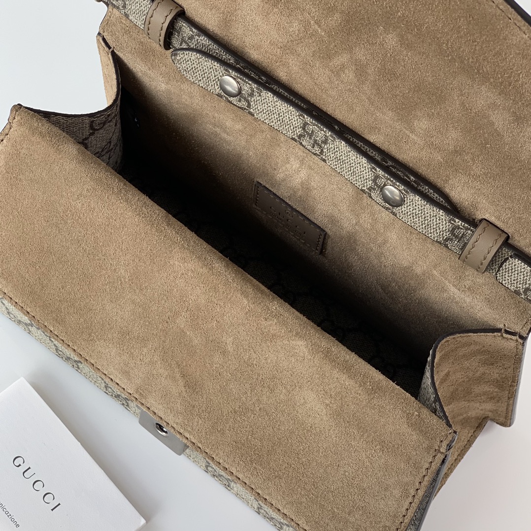 Gucci Classic Vintage-Inspired Leather Handbag