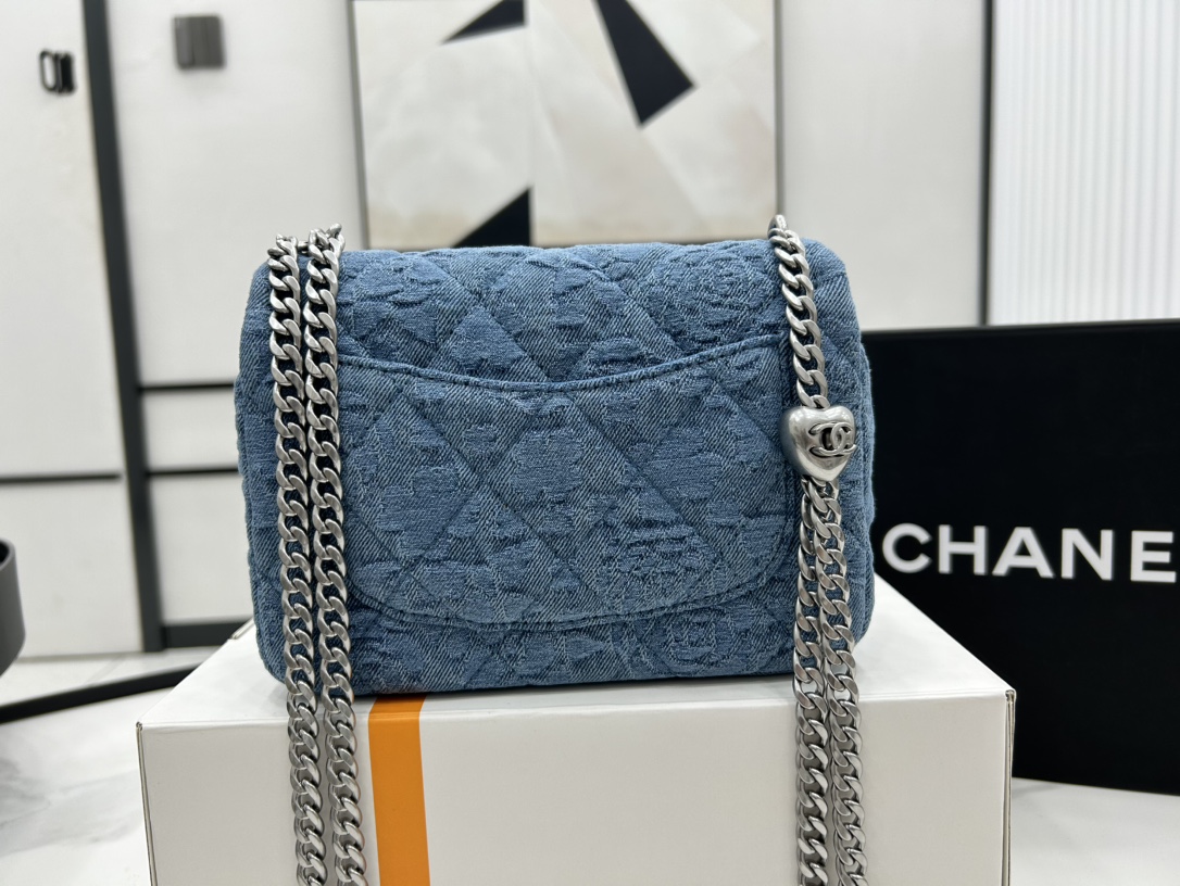 Chanel Denim Crossbody Bag