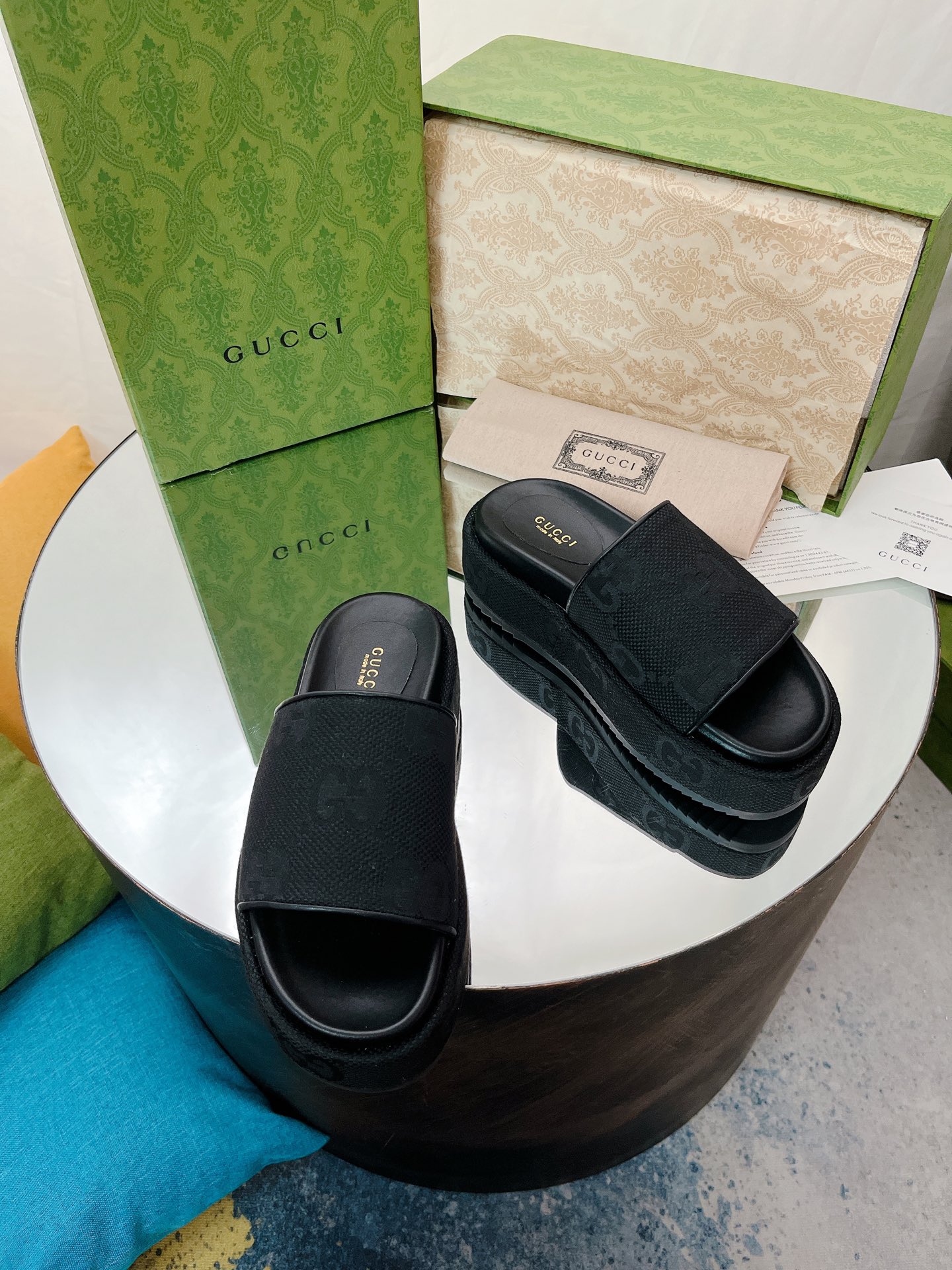 Gucci Thick-Soled Slippers