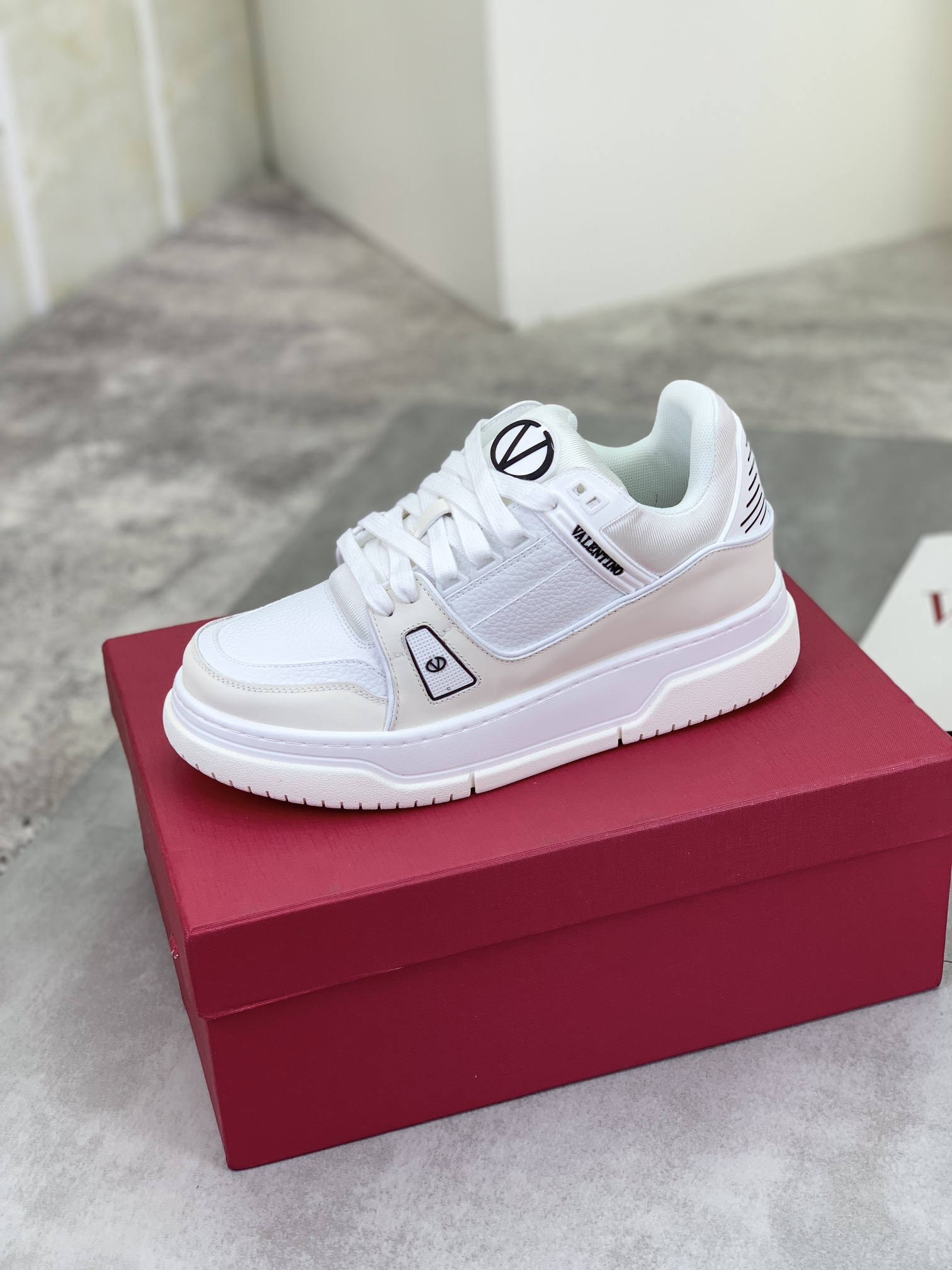 Valentino Classic Calfskin Sneakers