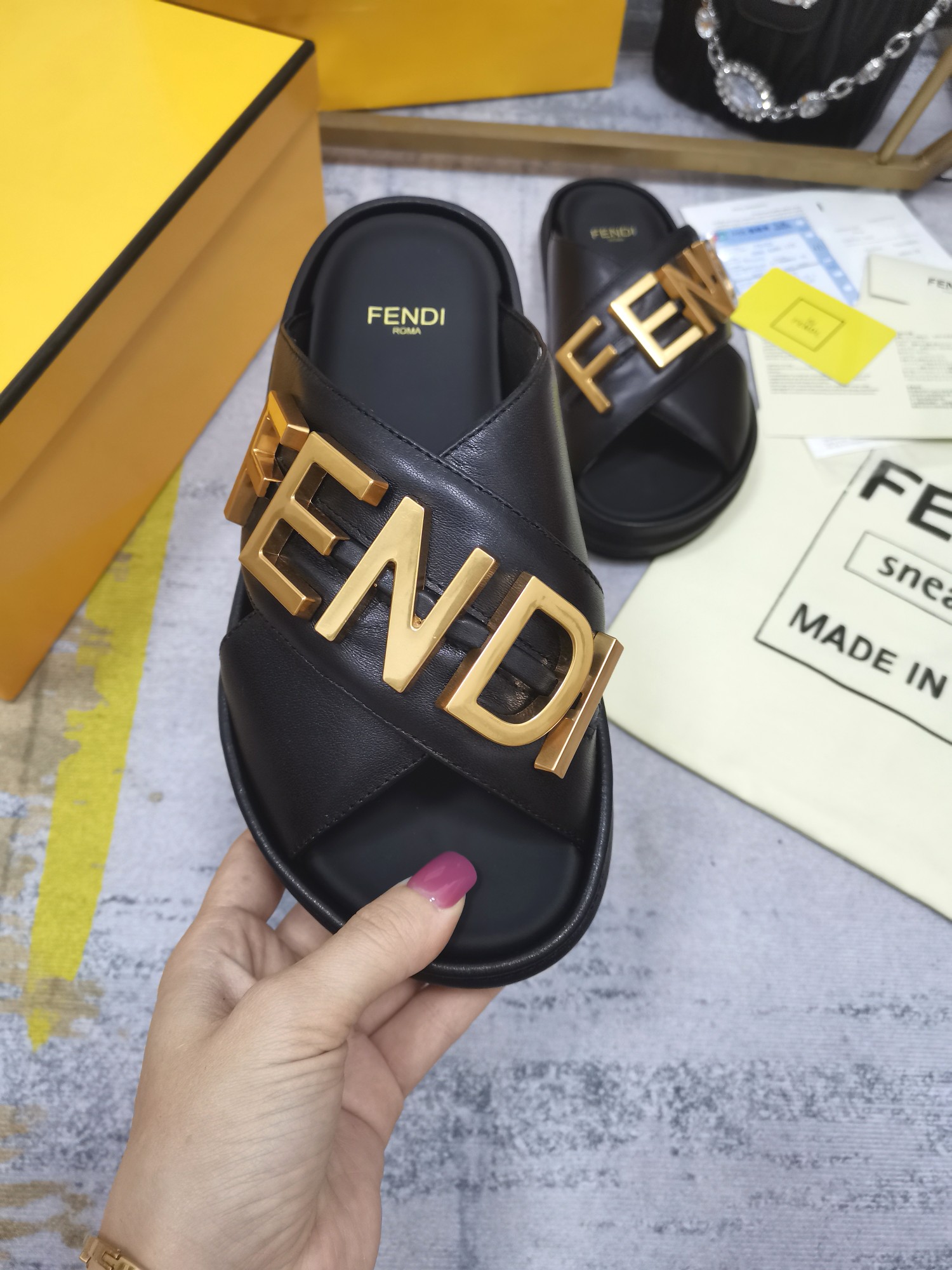 Fendi Classic Slippers