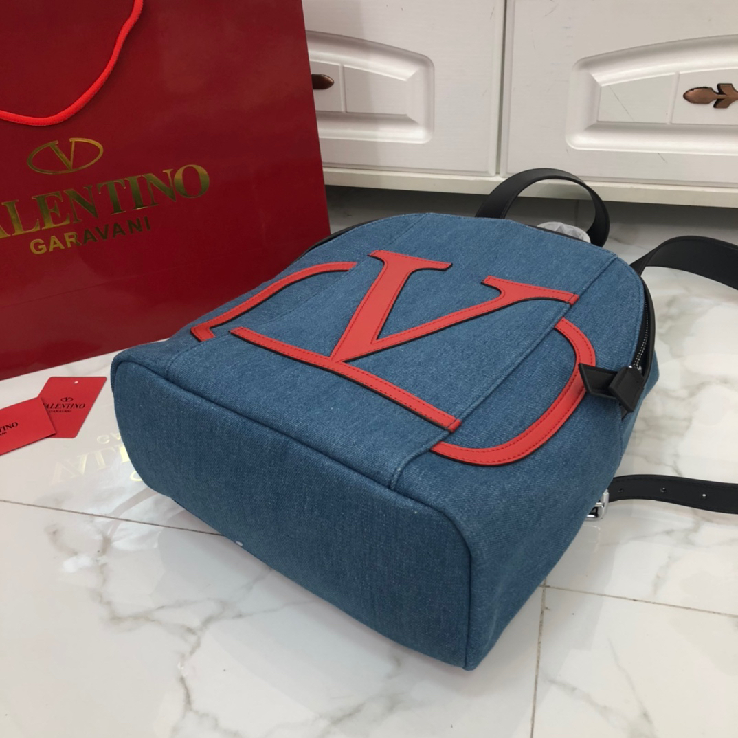 Valentino Denim Jean Backpack