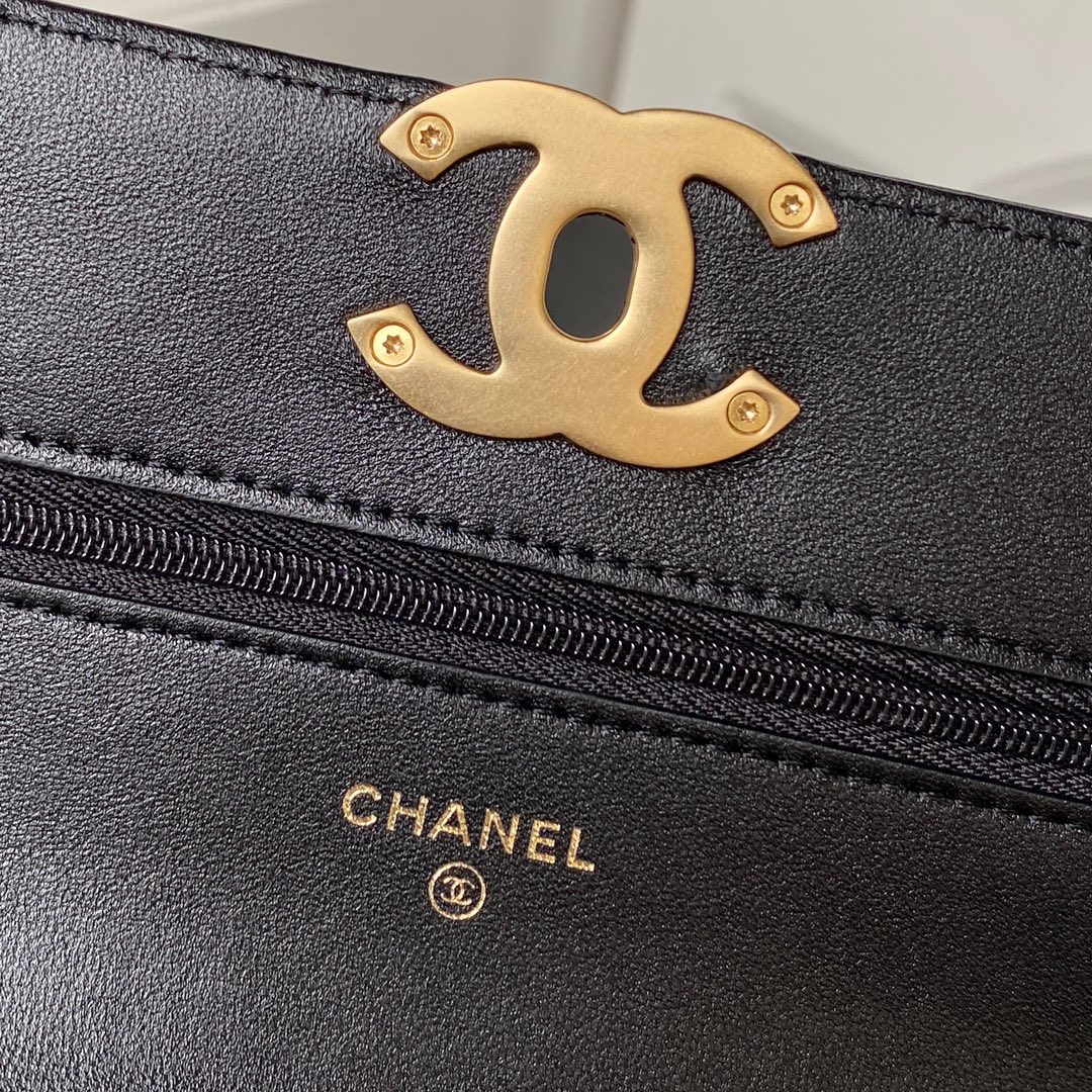 Chanel Lambskin Chevron Bag