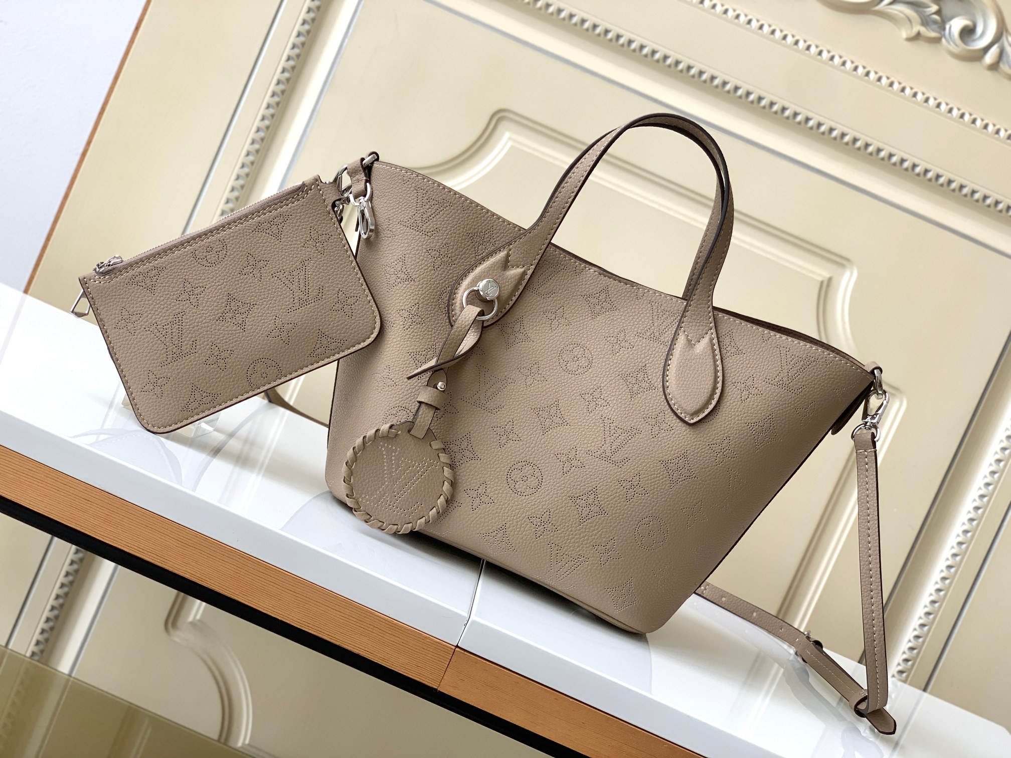 Louis Vuitton Classic Leather Tote Bag