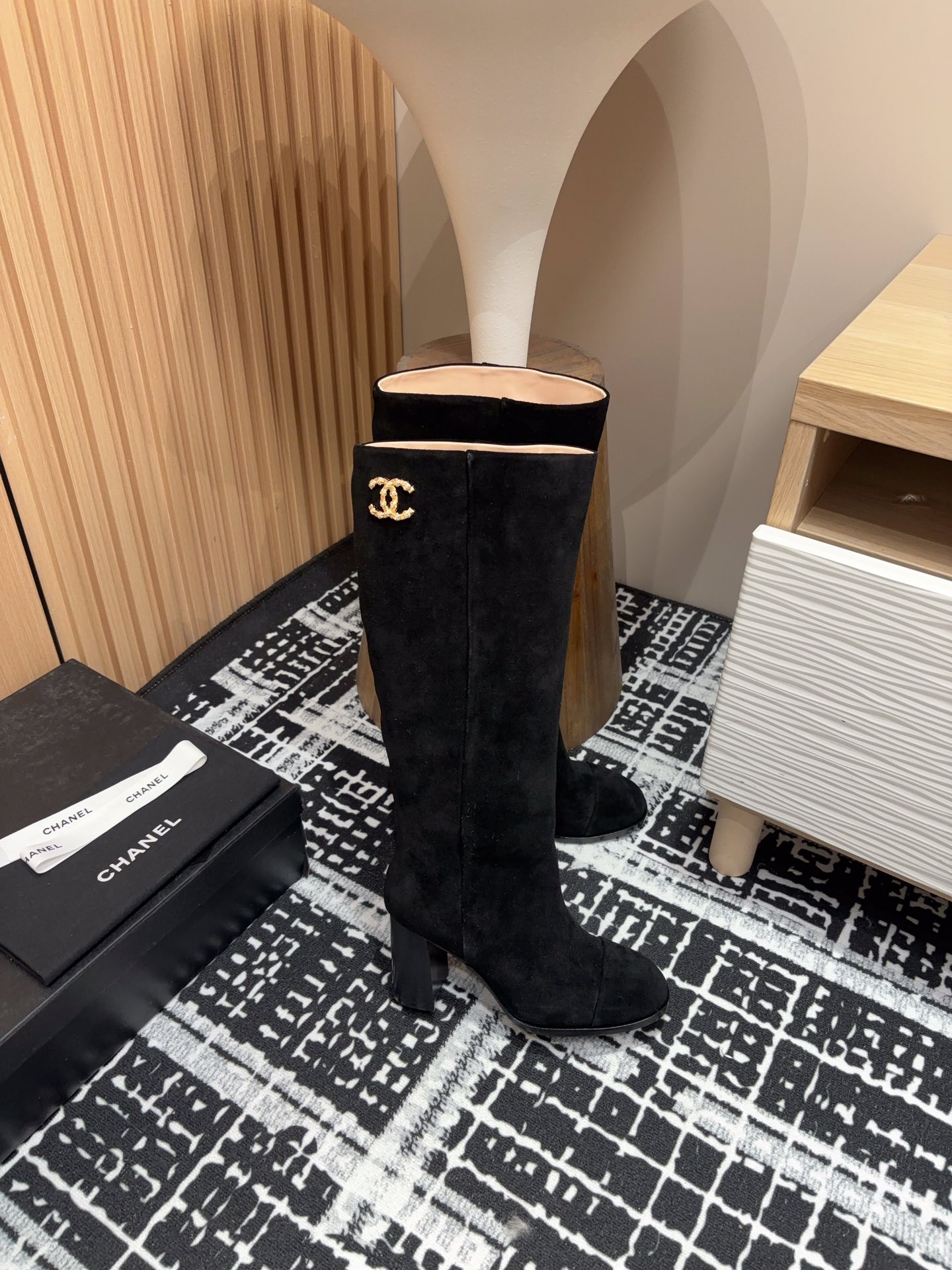 Chanel Suede Boots
